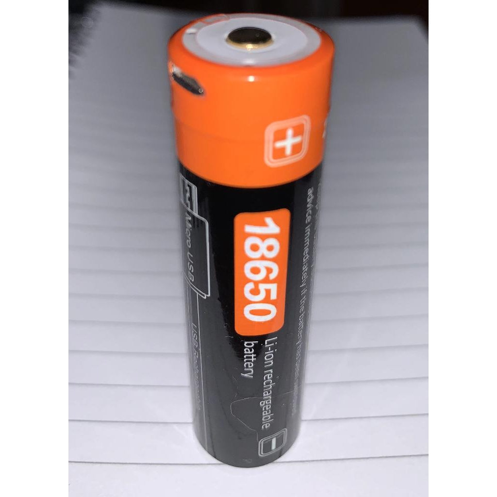 18650 Lithium Ion Rechargeable Battery 3.7V 3500mAh High Capacity - Long Lasting Power for Flashlights, Vape Mods, and Electronic Devices