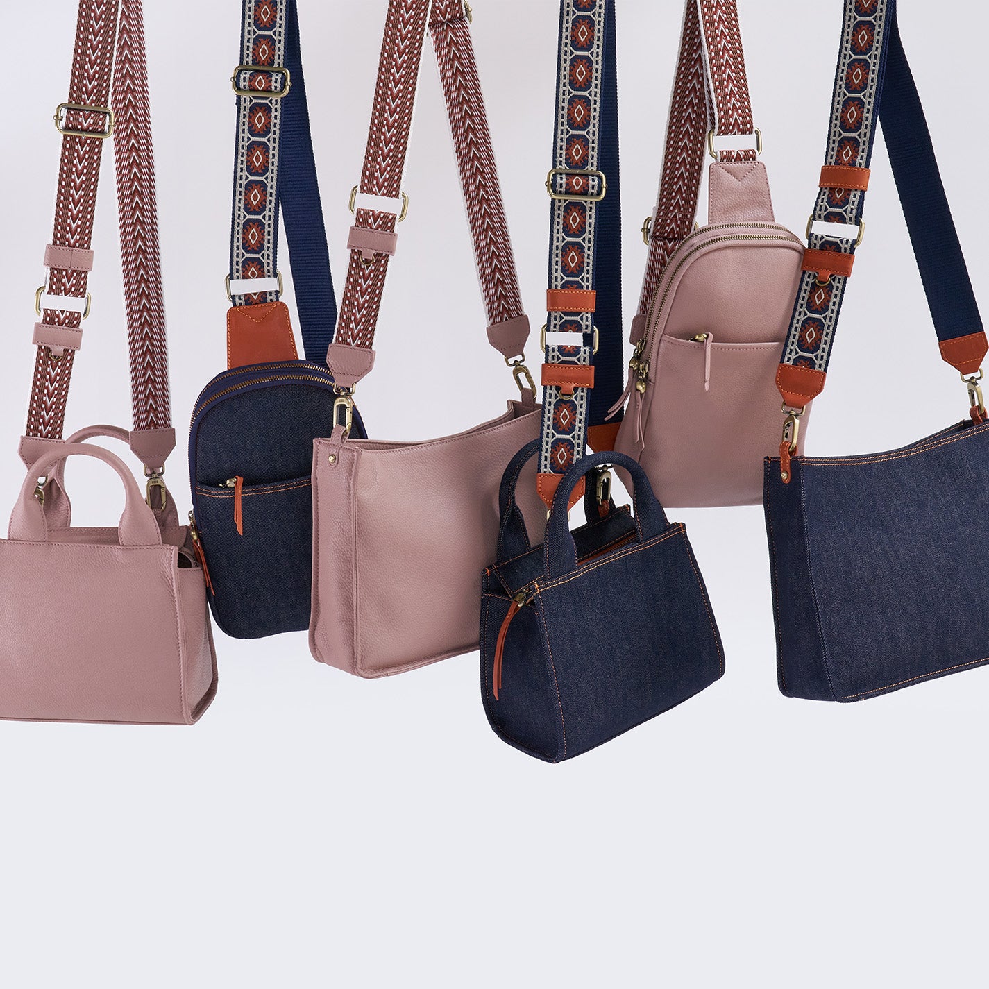 Cass Small Denim Tote Bag - Stylish & Durable Dark Denim Fabric for Women | Perfect for Work, Shopping & Everyday Use