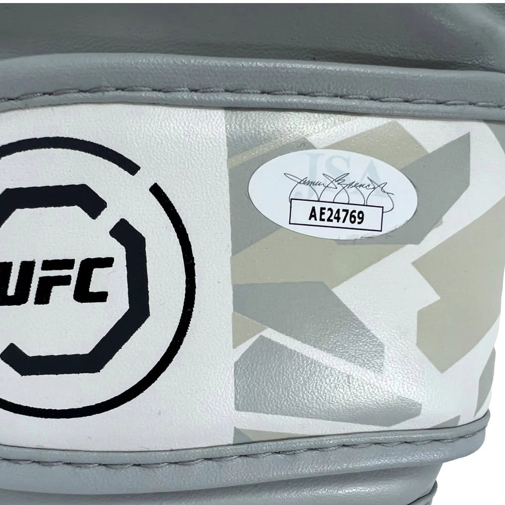 Claressa Shields Signed UFC Gloves with COA & JSA Authentication - Boxing Autographed Collectible for Sports Memorabilia Fans & Fight Night Display
