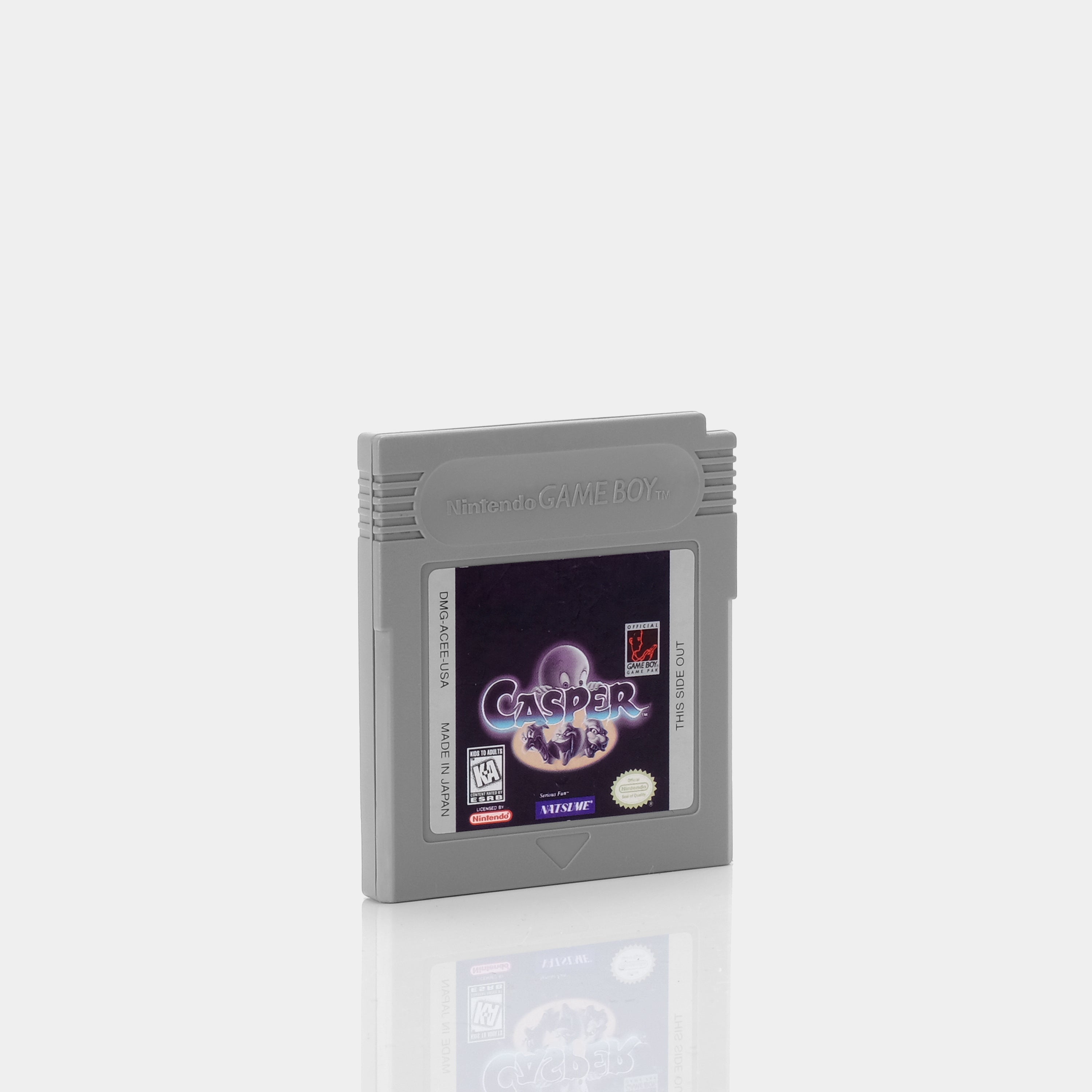 Original Casper Game Boy Game - Retro Handheld Console for Kids & Adults - Perfect for Travel, Gifts & Nostalgic Gaming Fun