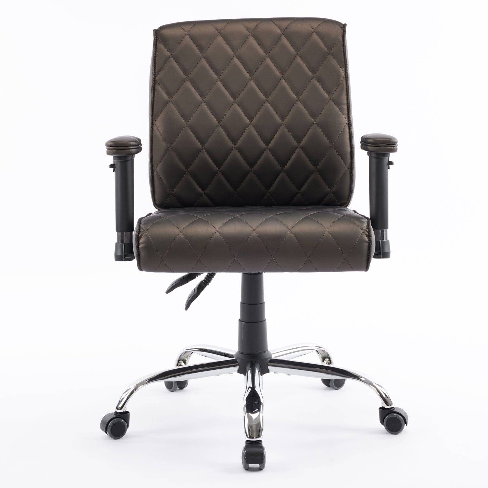 Delia Manicure Nail Salon Chair - Adjustable Pedicure Spa Stool with Wheels for Salon & Home Use - Perfect for Nail Technicians & Beauty Professionals