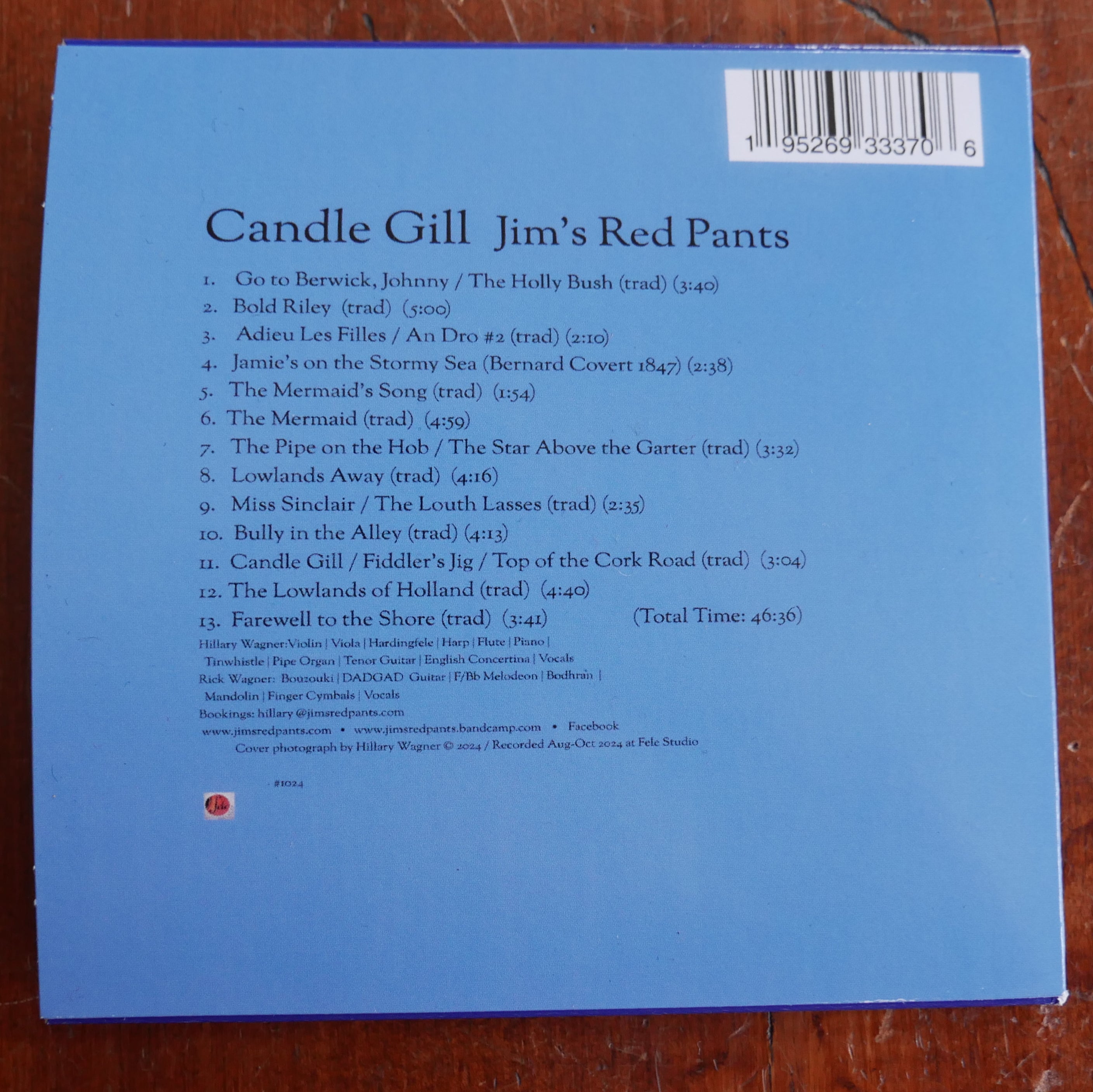 Candle Gill Music CD - Country Music Album for Relaxation & Gifting | Perfect for Home, Car, and Parties