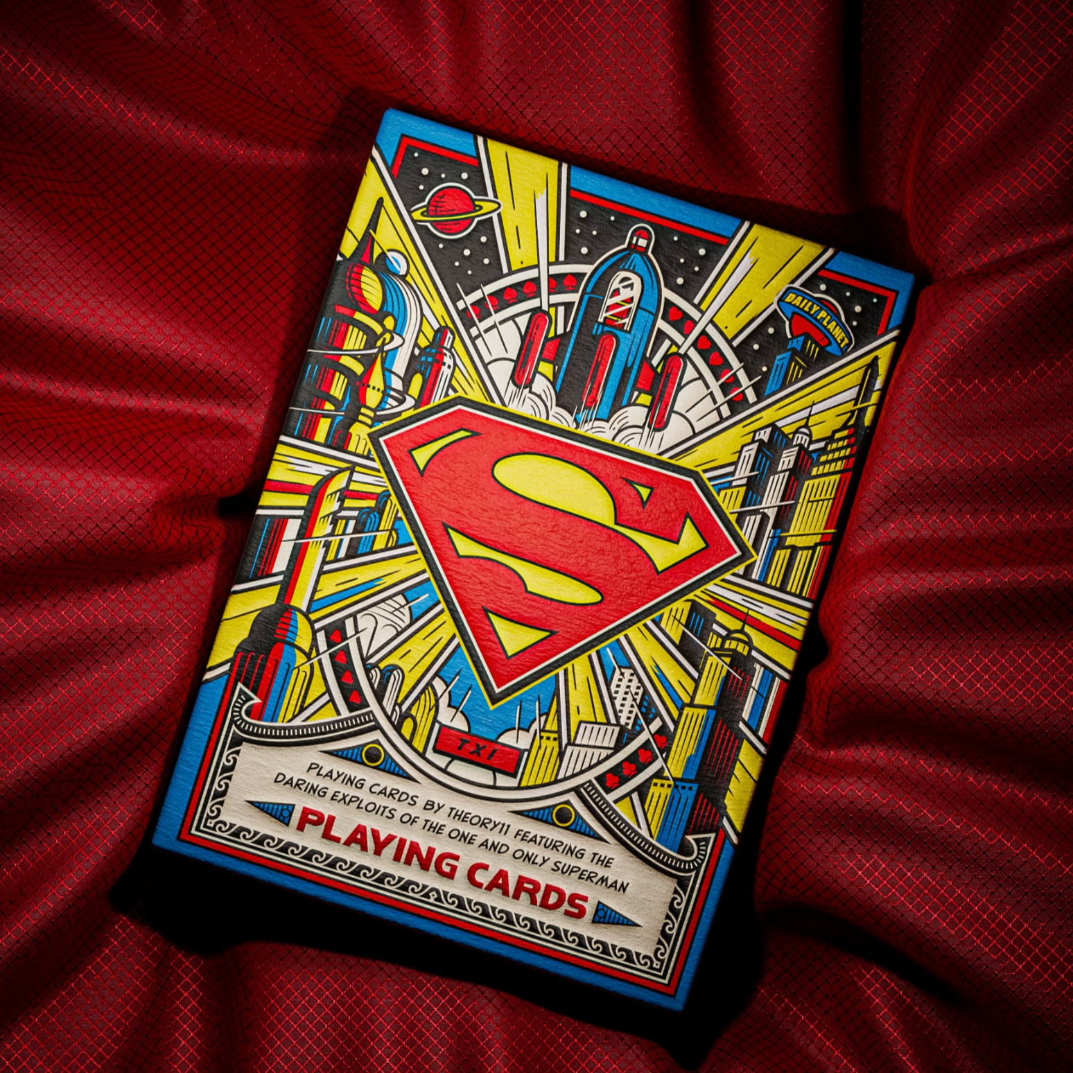 Superman Themed Playing Cards - Premium Deck for Poker, Magic Tricks & Game Nights - Perfect for Collectors, Gifts & Party Entertainment