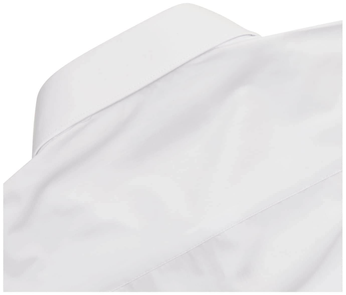 Men's White Tuxedo Shirt with Laydown Collar & 1/4