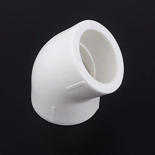 Kammas 40mm PPR Water Pipe Connectors - 45 Degrees Elbow Fittings for Irrigation System, Household Hot Water Supply & Plumbing - Durable PPR Joints for Home & Garden Watering Solutions