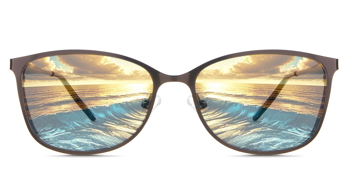 Yvonne Women's Prescription Tinted Glasses - Stylish & UV Protection for Reading, Driving & Outdoor Activities