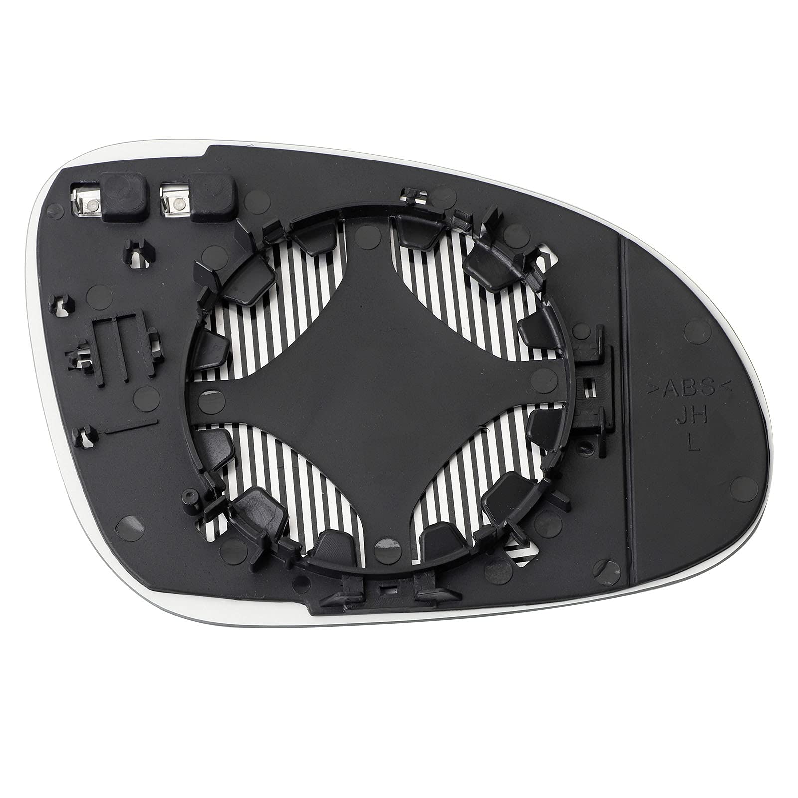 Left Passenger Side Heated Glass Wing Door Mirror - Replacement Auto Side View Mirror with Defrost Function for Cars, Trucks & SUVs - Perfect for Winter Driving and Enhanced Visibility