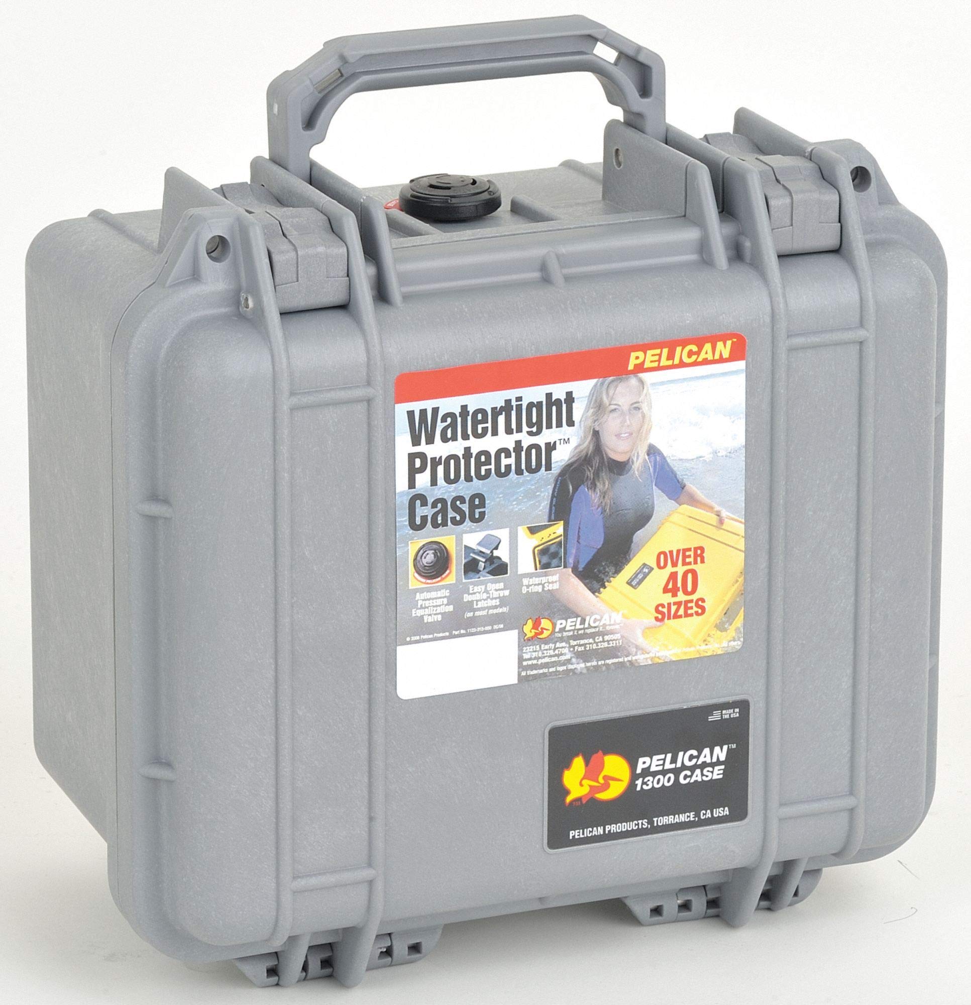 Durable Gray Shipping and Storage Case - Waterproof & Stackable for Secure Transport & Organization | Perfect for Moving, Travel, and Home Storage