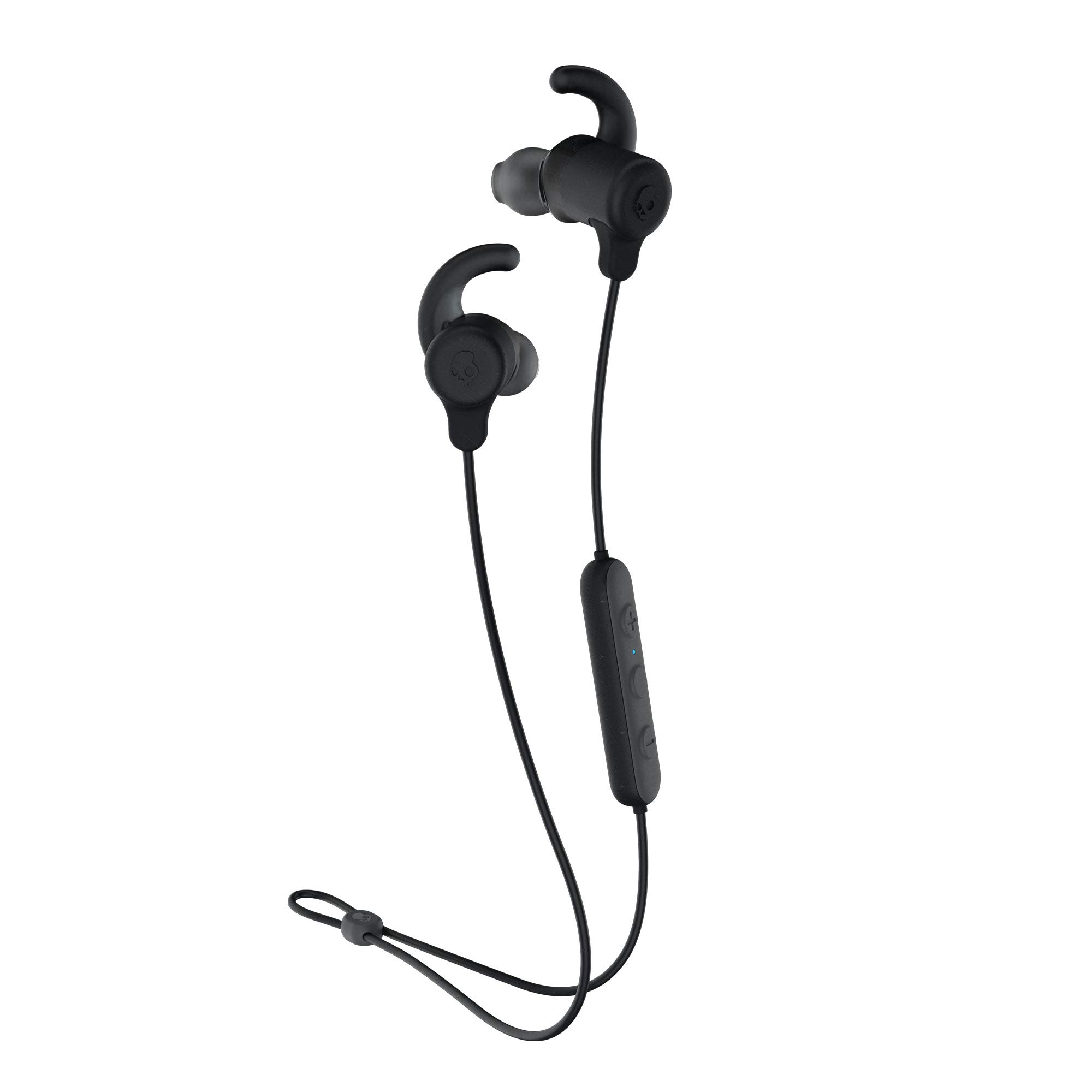 Skullcandy Jib+ Active Wireless Earbuds - 8 Hour Battery, Built-in Mic, Bluetooth 5.0, Sweatproof for Workouts - Compatible with iPhone & Android (Black) | Perfect for Gym, Running & Daily Commute