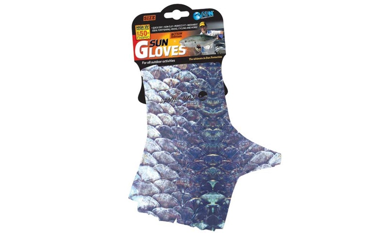 AFN Sun Gloves Barra Scales - UV Protection Fishing Gloves for Men & Women - Perfect for Outdoor Activities, Hiking, and Water Sports