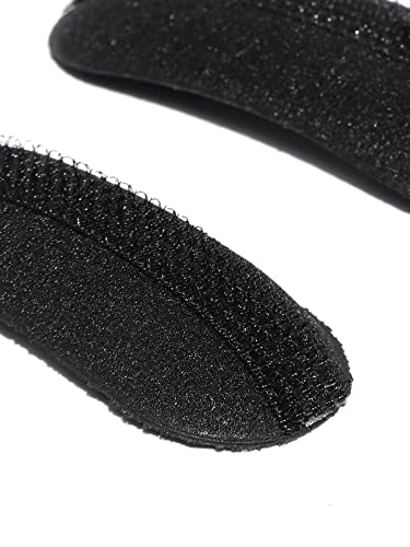 Chronex Puff and Donut/Bun Maker Hair Accessory Set - 3 Pack Black Hair Donut for Perfect Ballerina Bun & Voluminous Updo - Great for Weddings, Prom, Dance & Everyday Hairstyles