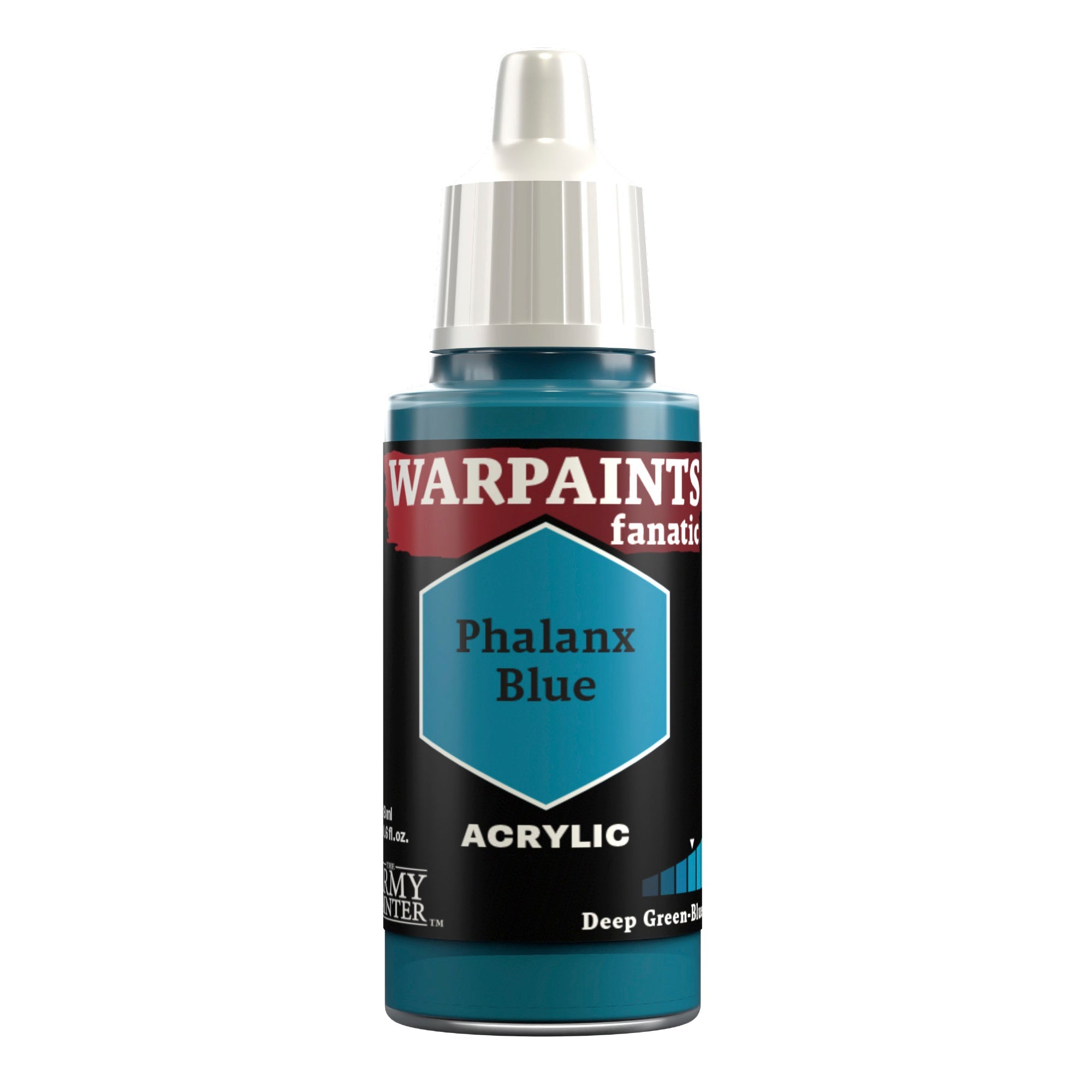 Warpaints Fanatic: Phalanx Blue - Premium Miniature Paint for Warhammer & Tabletop Gaming - Perfect for Fantasy Miniatures & Model Painting