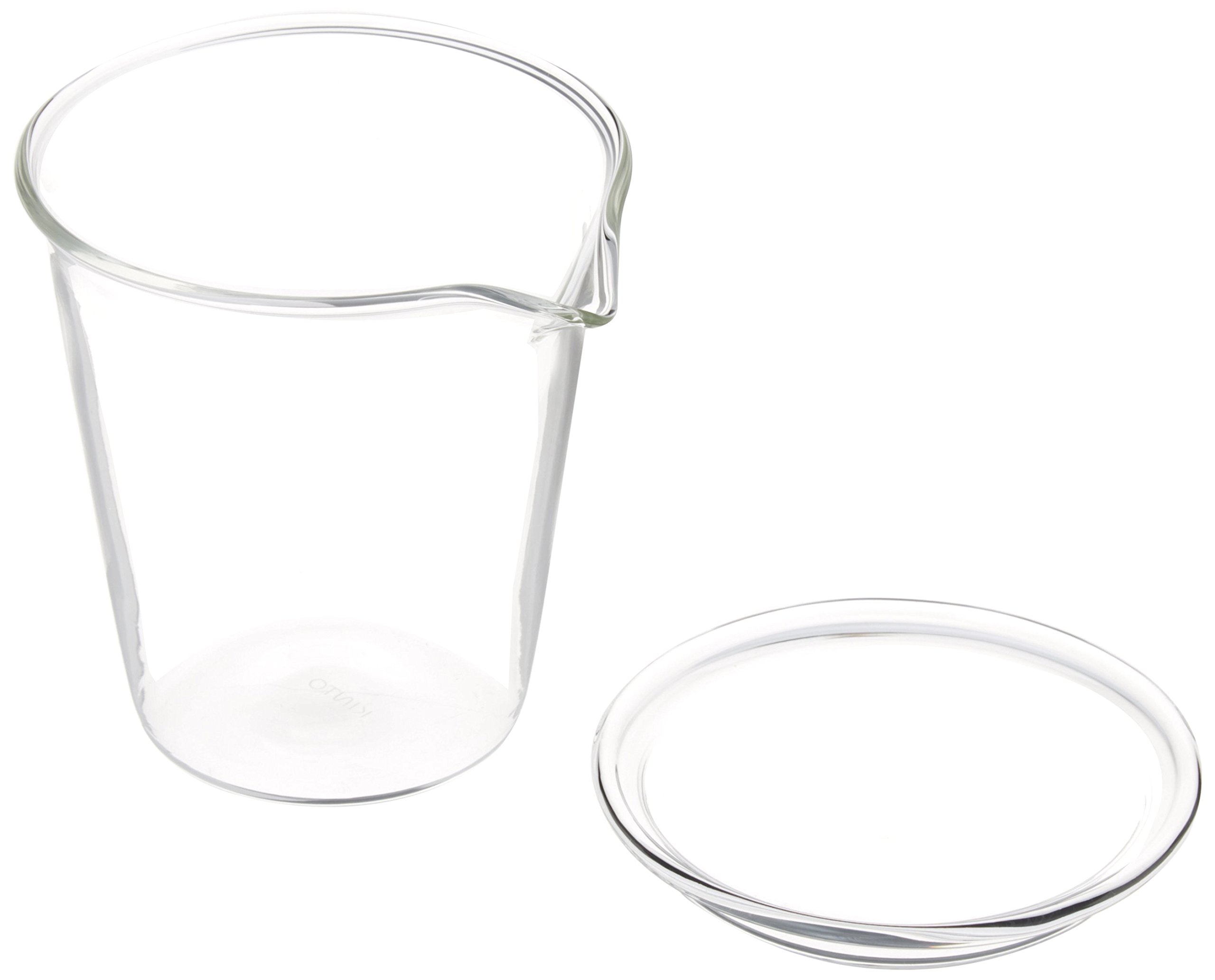 KINTO 8486 CAST Dressing Pitcher - 5.3 oz (150ml) Heat-Resistant Glass Pitcher - Microwave & Dishwasher Safe - Perfect for Salad Dressing, Sauces & Kitchen Storage