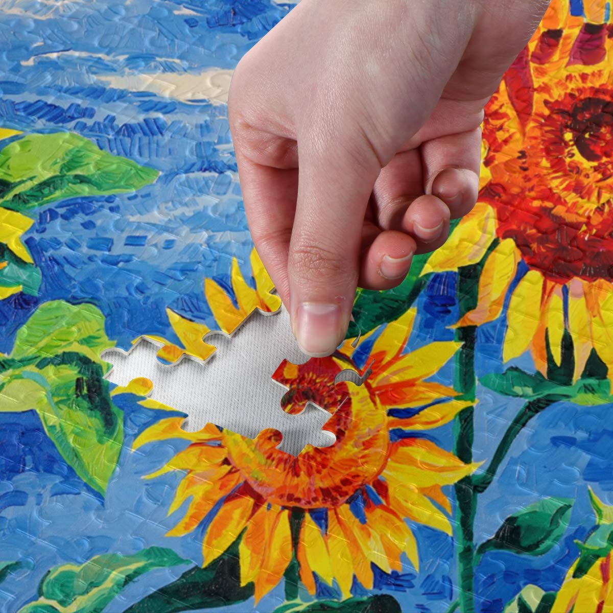 Sunflower Leisure Creative 500-Piece Jigsaw Puzzles for Adults - Perfect Gift for Relaxation, Family Bonding & Home Decor