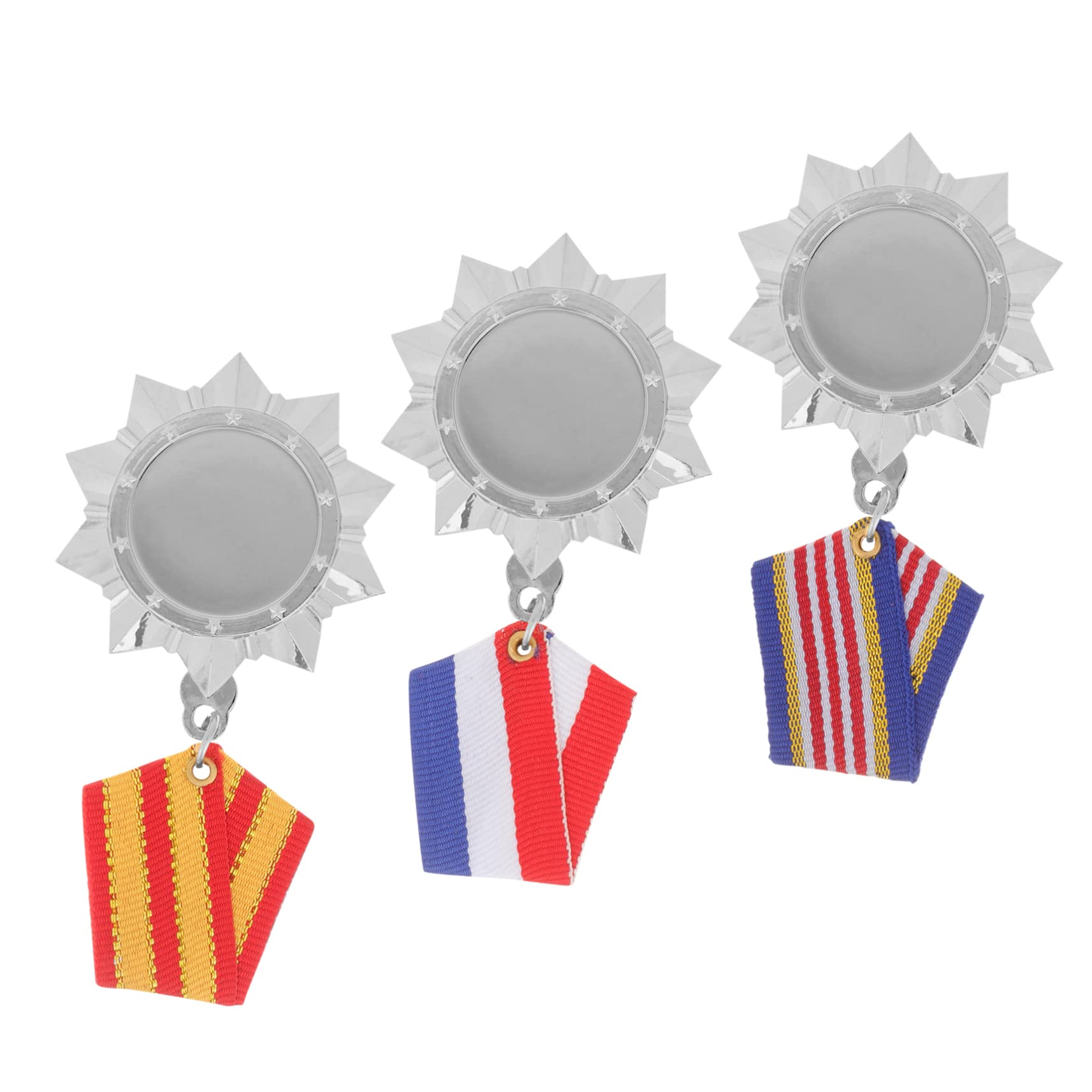 Toddmomy 2 Sets Kids Medal Pins - Fashion Brooches for Party Games, Awards & Lapel Decor (3pcs*2) - Perfect for School Events, Sports Competitions & Birthday Celebrations