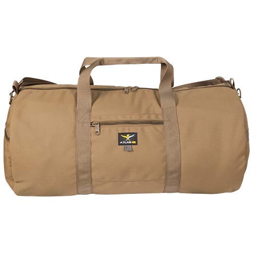 Atlas 46 1000D Cordura Military Duffel Bag - Coyote Brown Tactical Gear for Travel, Camping & Outdoor Adventures | Durable Waterproof Luggage for Men & Women
