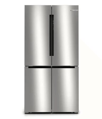 Bosch KFN96APEAG Series 6 French Door Bottom Freezer Refrigerator - 18.4 Cu Ft, Stainless Steel, EasyClean, Energy Star Rated - Perfect for Modern Kitchens & Large Families