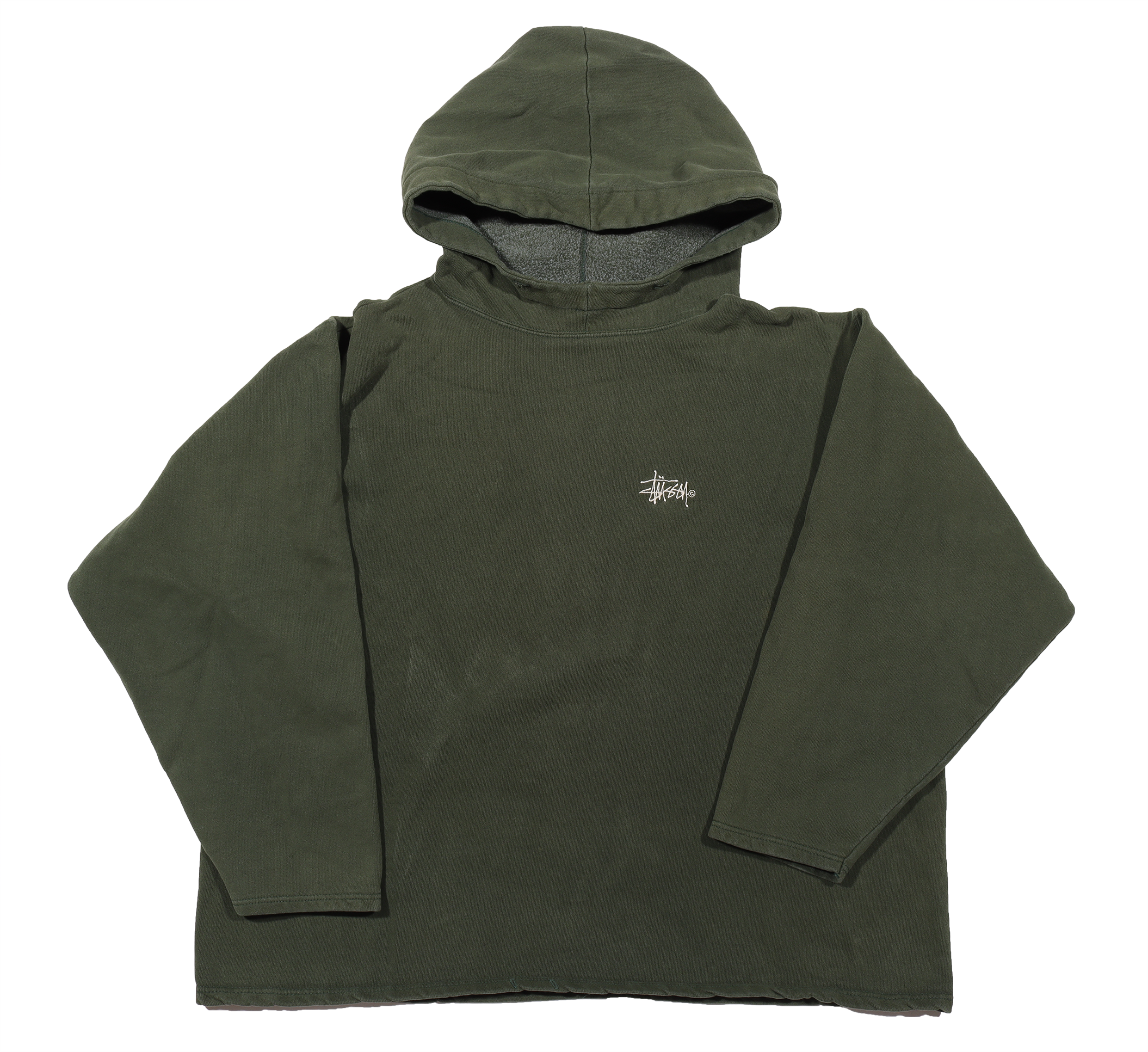 Vintage 1990s Stussy Hooded Sweatshirt - Retro Streetwear Pullover for Men & Women | Perfect for Casual Wear, Hip Hop Fashion & 90s Nostalgia