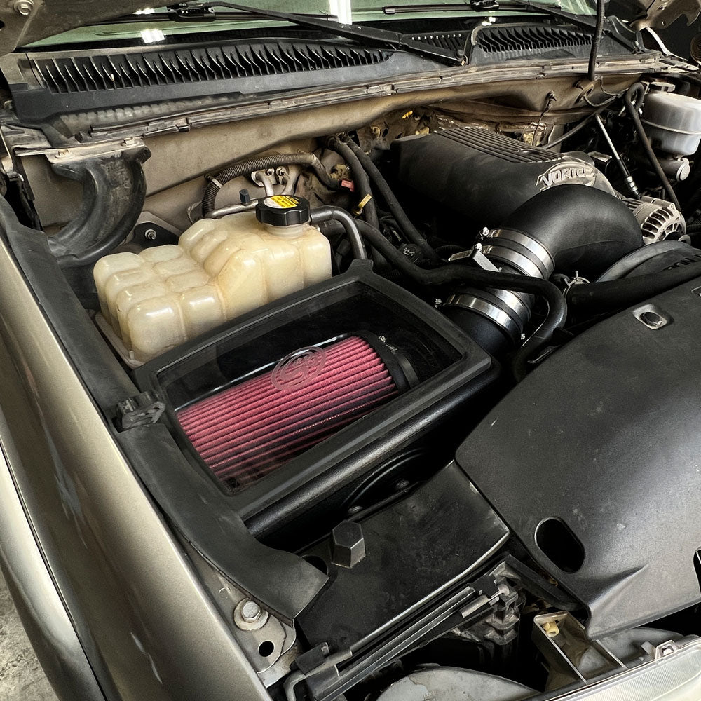 S&B Cold Air Intake Kit for 1999-2007 Chevy/GMC 1500 2500 3500 Pickup Trucks - High Performance Air Filter System for Improved Engine Power & Fuel Efficiency - Perfect for Off-Roading, Towing & Daily Driving