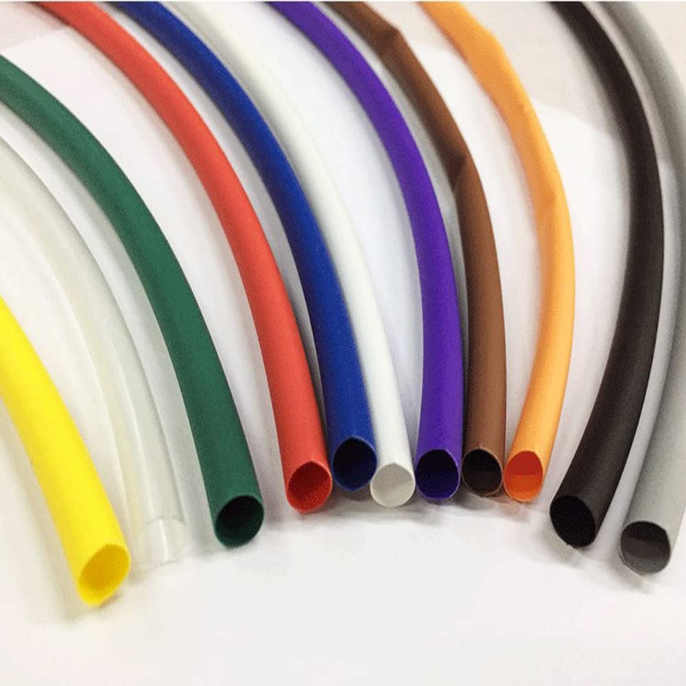 Othmro PE Plastic Industrial Heat-Shrink Tubing - 26.25FT Length, 0.16inch Inner Diameter, 2:1 Shrink Ratio - Electrical Heat Shrink Wrap Cable Sleeve for Insulation Protection - White - Perfect for Cable Bonding, Wire Repair, and Electrical Projects