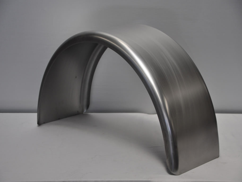 DR1128 11x28 Double Radius Single Axle Mild Steel Truck Guard - Heavy Duty Protection for Pickup Beds & Trailers