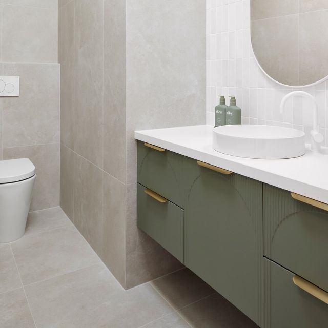ADP Archie Wall Mounted Bathroom Vanity with Sink - Modern Floating Vanity for Small Spaces, Perfect for Apartments and Powder Rooms
