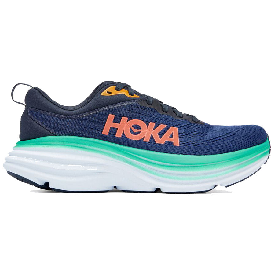 HOKA Women's Bondi 8 Running Shoes - Cushioned Comfort for Road Running, Walking & Everyday Wear - Lightweight Supportive Sneakers for Women