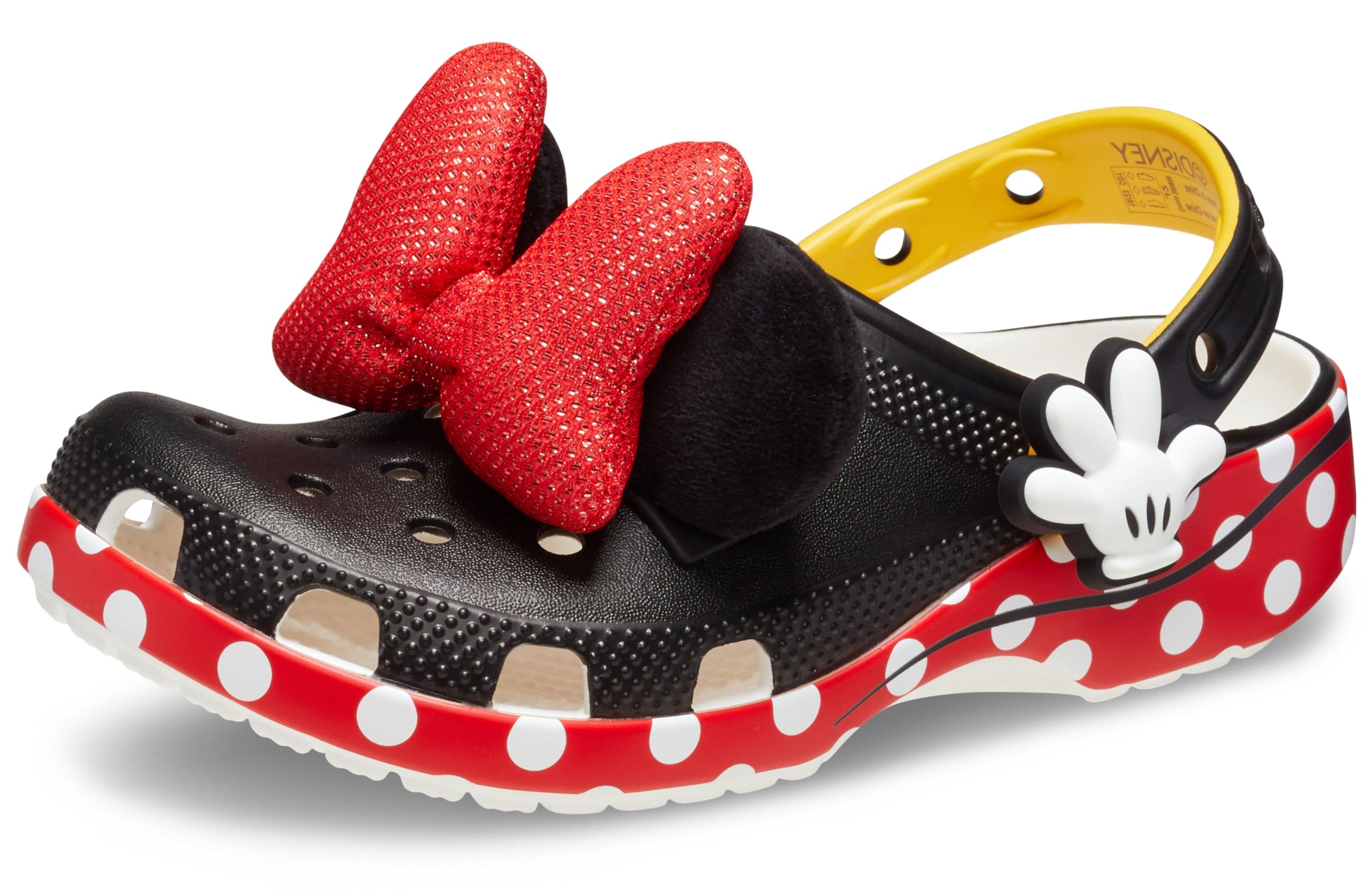 Crocs Unisex Kids' Disney Clogs - Mickey & Minnie Mouse Lightweight Comfort Shoes for Boys & Girls | Perfect for Playtime, School & Outdoor Activities