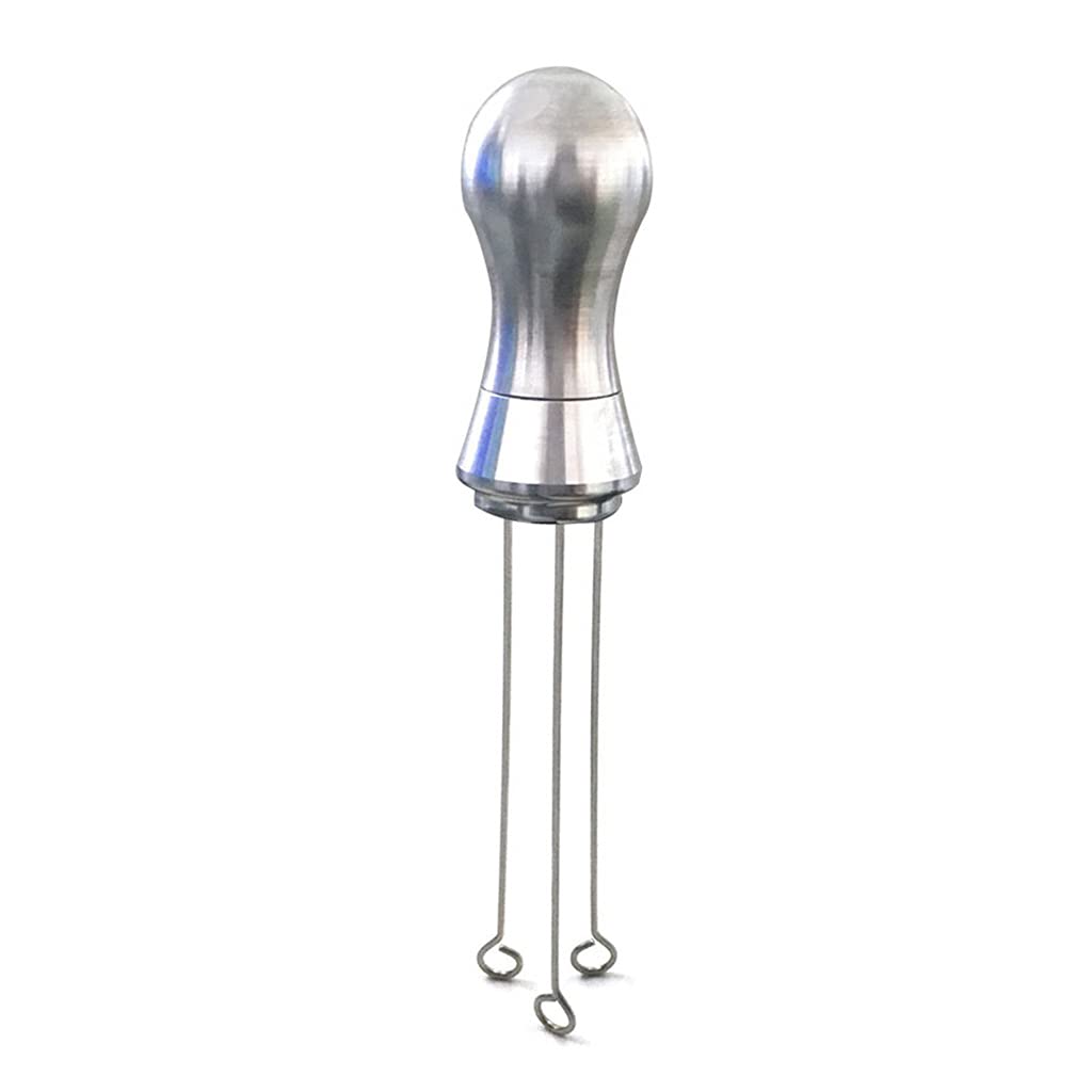 Premium Espresso Accessories Set - Coffee Tamper, Distributor, Leveler & Needle Stirrer with Alloy Handle for Perfect Espresso Preparation | Barista Tools for Home & Professional Coffee Shops