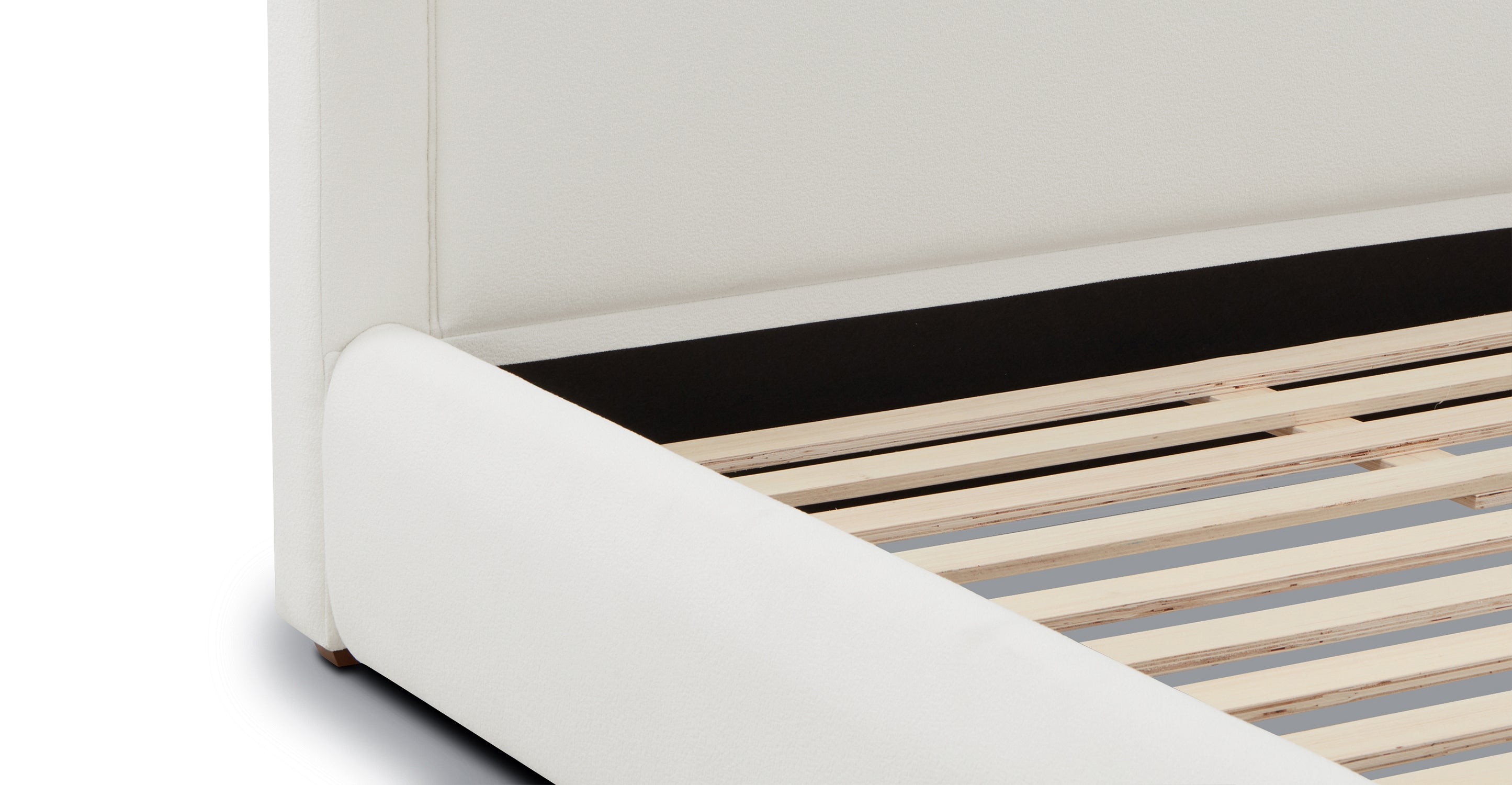 Plato Bed Frame - Queen Size, Sturdy Metal Platform Bed with Wooden Slats, Noise-Free Support, Easy Assembly - Perfect for Modern Bedrooms, Guest Rooms & Dormitories