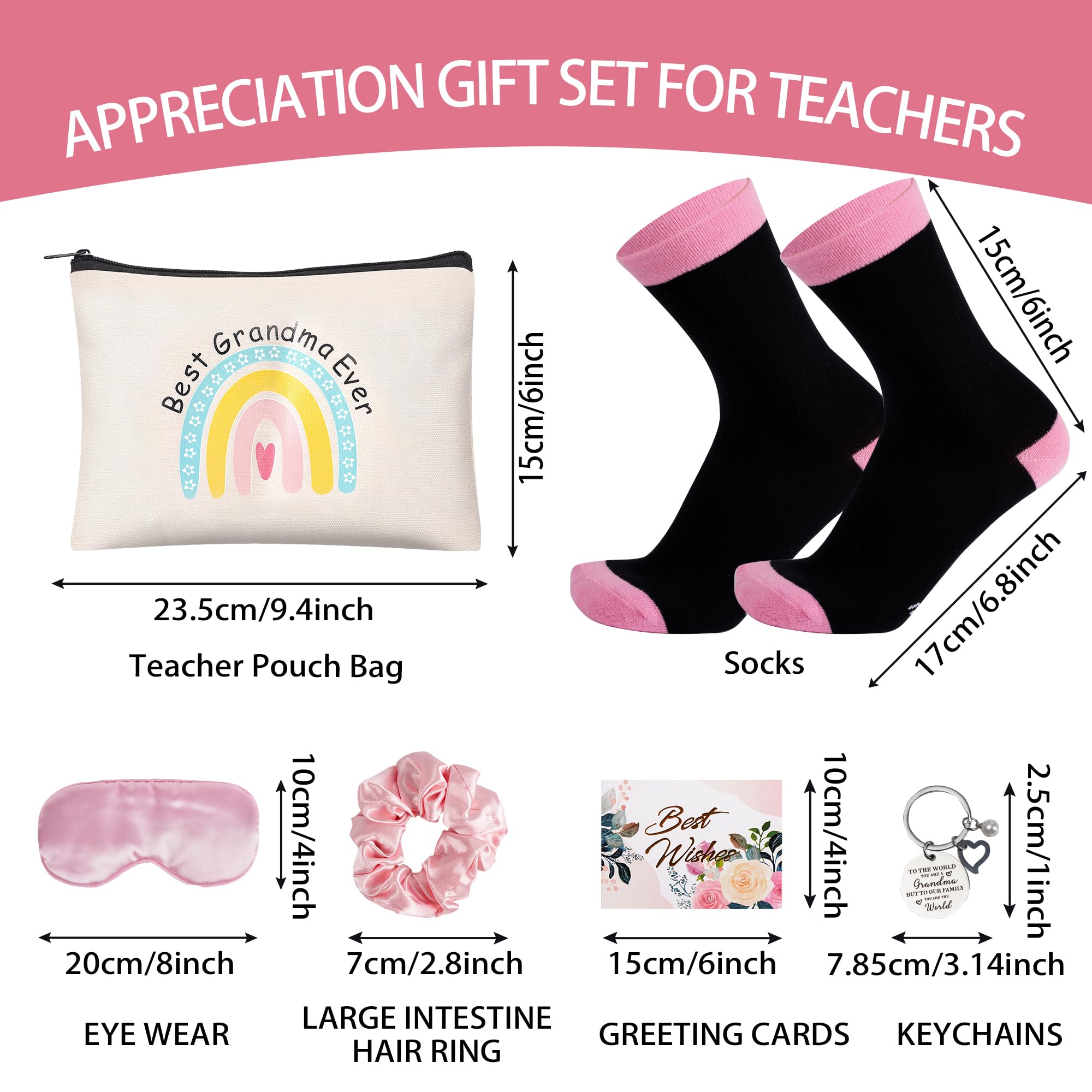 12-Piece Grandma Gift Box Set - Thoughtful Birthday Gifts for Grandma from Granddaughter or Grandson | Nana Gift Basket for Gigi & Grandmother | Perfect for Birthdays, Mother's Day & Special Occasions