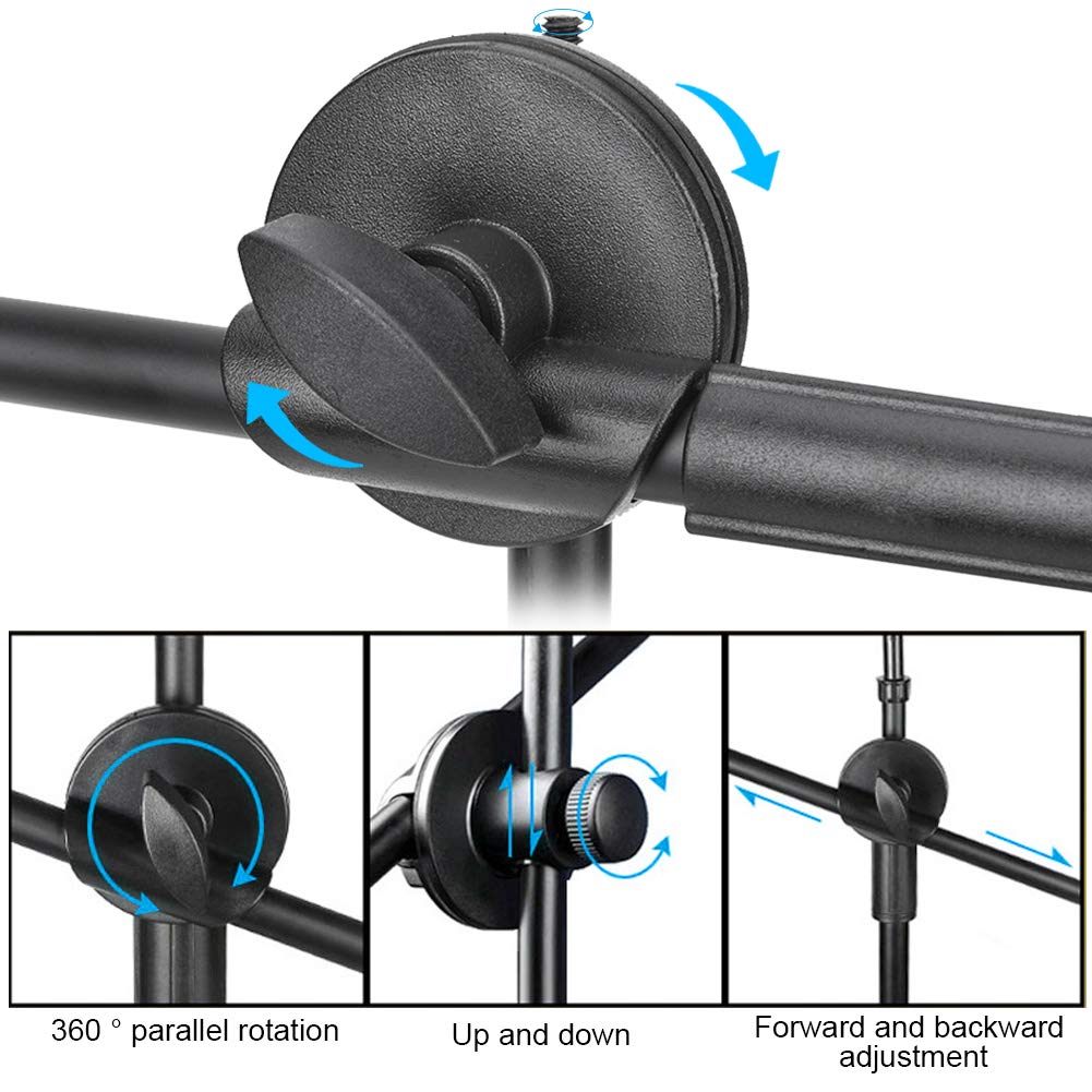 VBESTLIFE Adjustable Desktop Phone Stand with Flexible Arm - Universal Smartphone Holder for Video Recording, Live Streaming & Photography - Perfect for Home Office, YouTube Videos & TikTok Content Creation