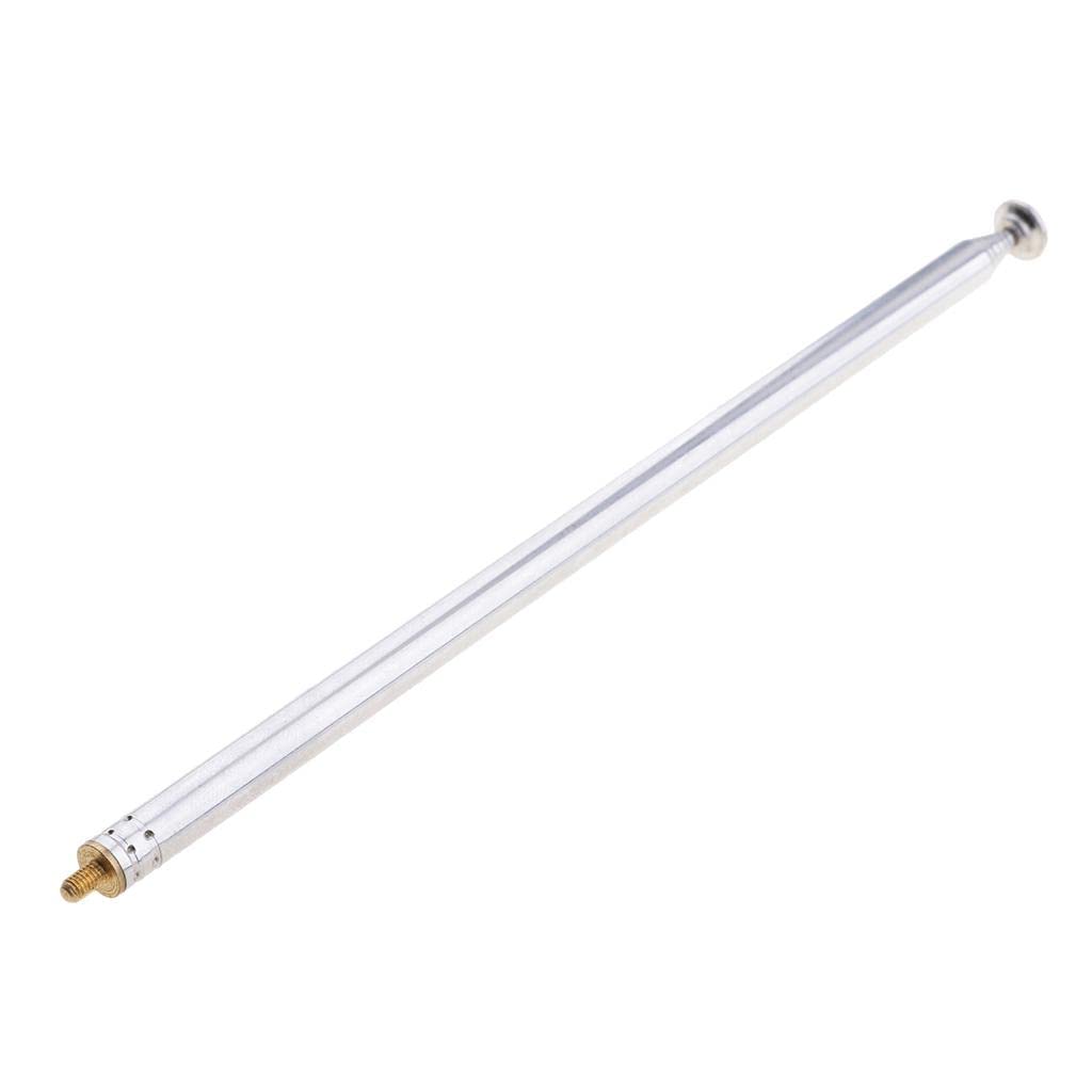 MYADDICTION 7-Section Telescopic Antenna with M3 Male Thread - Extendable FM/AM Radio Antenna for Portable Radios, TVs, and Ham Radios - Perfect for Emergency Kits, Camping, and Outdoor Adventures
