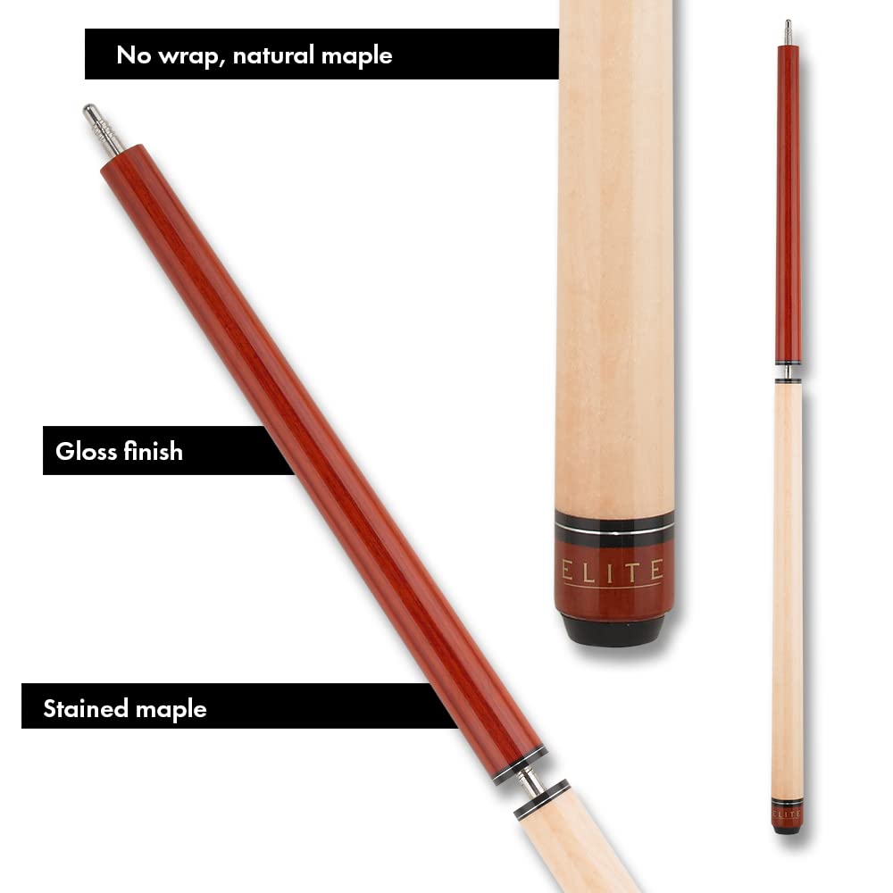Elite ELBJC Break/Jump Pool Cue - Premium Cherrywood & Maple Construction for Professional Billiards Players | Perfect for Tournament Play & Home Game Rooms