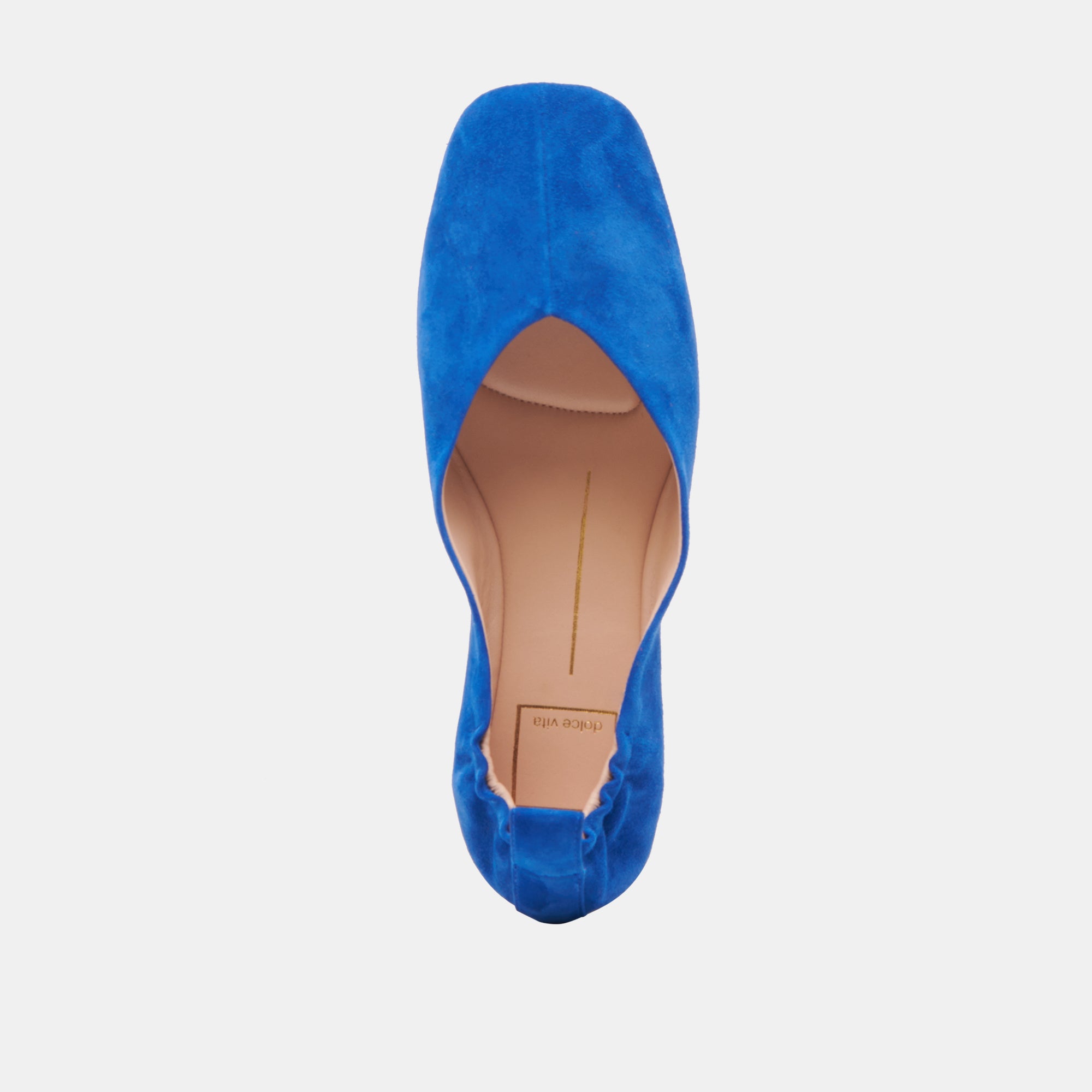 VINNIE Women's Navy Suede Ballet Flats - Comfortable & Stylish Shoes for Work, Casual Wear & Travel