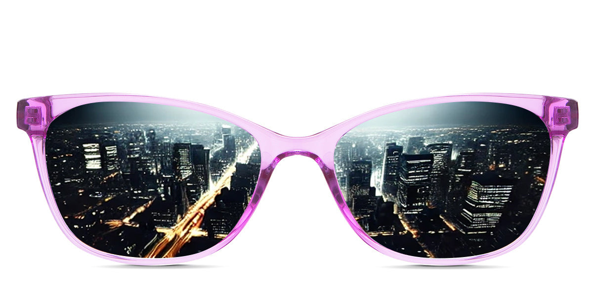 Ezra Women's Prescription Polarized Sunglasses - UV Protection, Fashionable & Comfortable for Driving, Outdoor Activities & Daily Wear