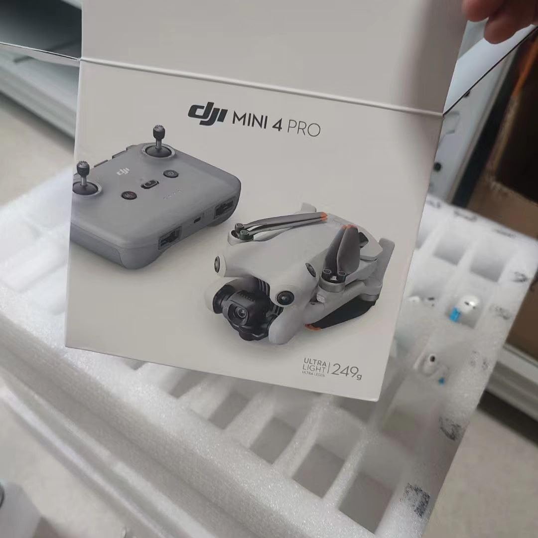 Opus Mini 4 Pro Drone Replacement Body Only - Compatible with DJI Mini 4 Pro (No Remote Controller/Battery/Accessories) Gray - Perfect for Drone Repair, Crash Replacement & Spare Parts Backup