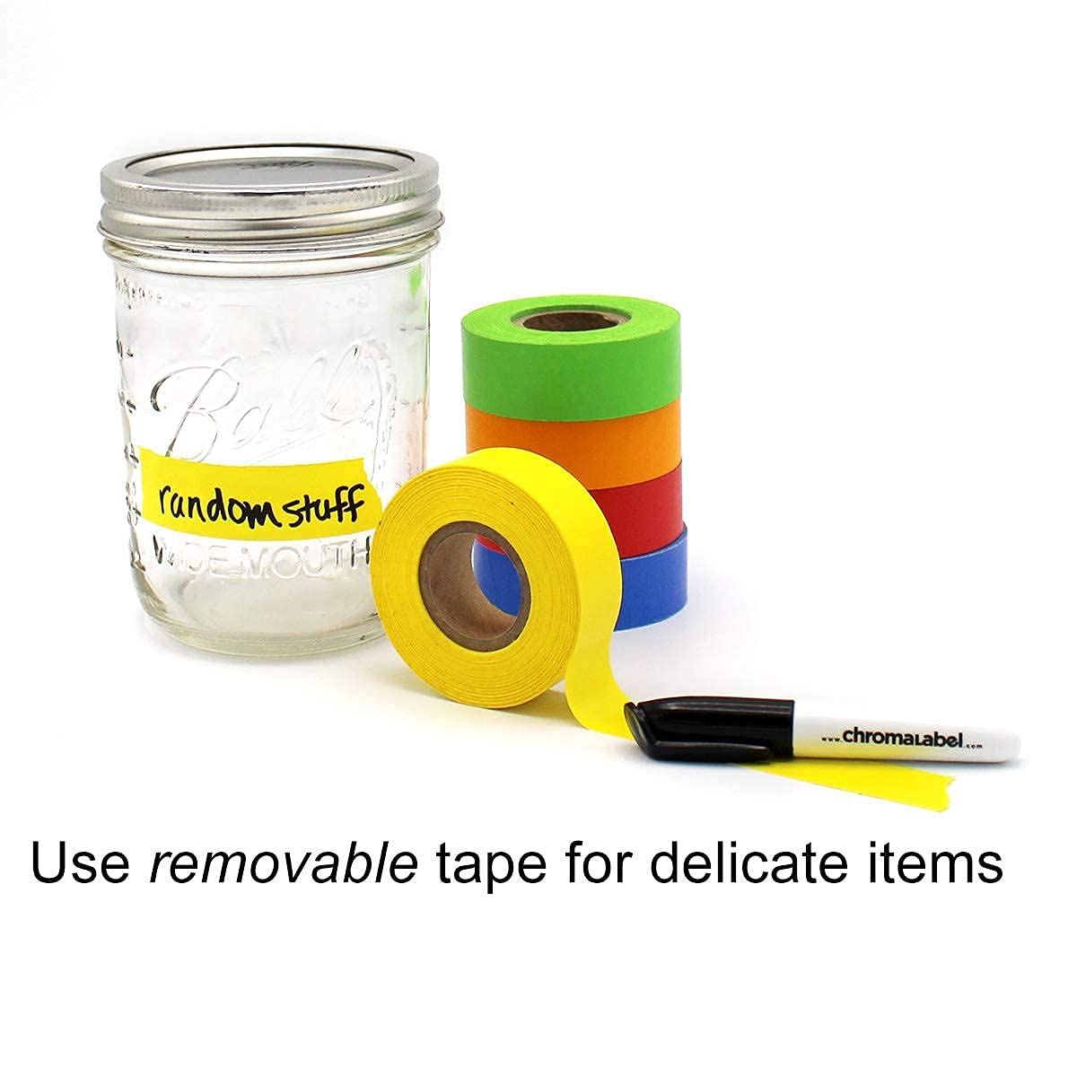 ChromaLabel 3/4 Inch Sheeted Standard Label Kit with Moving Buddy Bundle - Perfect for Home Organization, Office Supplies & Moving Box Labeling