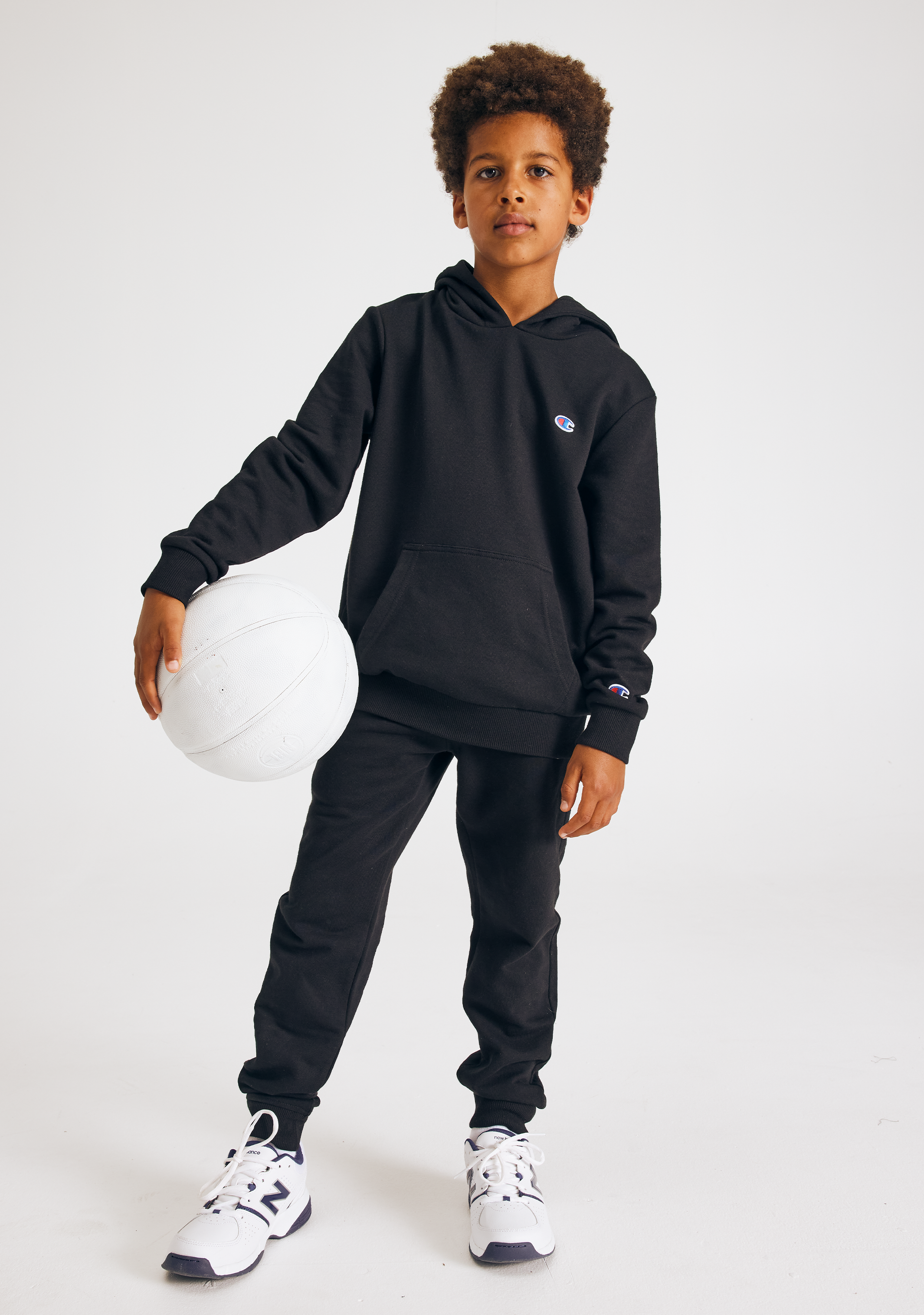 Champion Junior French Terry Hoodie for Boys & Girls - Soft, Comfortable Pullover with Kangaroo Pocket - Perfect for School, Playdates & Outdoor Activities