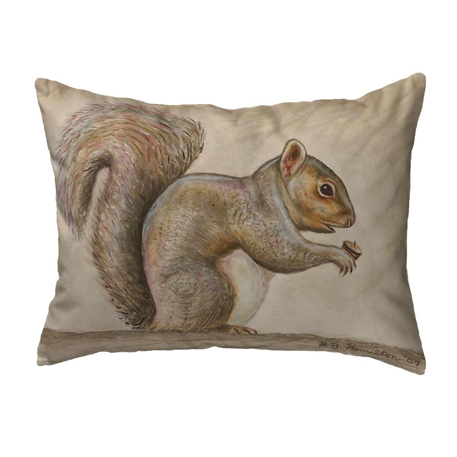 Betsy Drake KS314 Decorative Throw Pillow 11x14 Inches - Soft Multi-Color Cushion for Sofa, Bed, Living Room & Home Decor