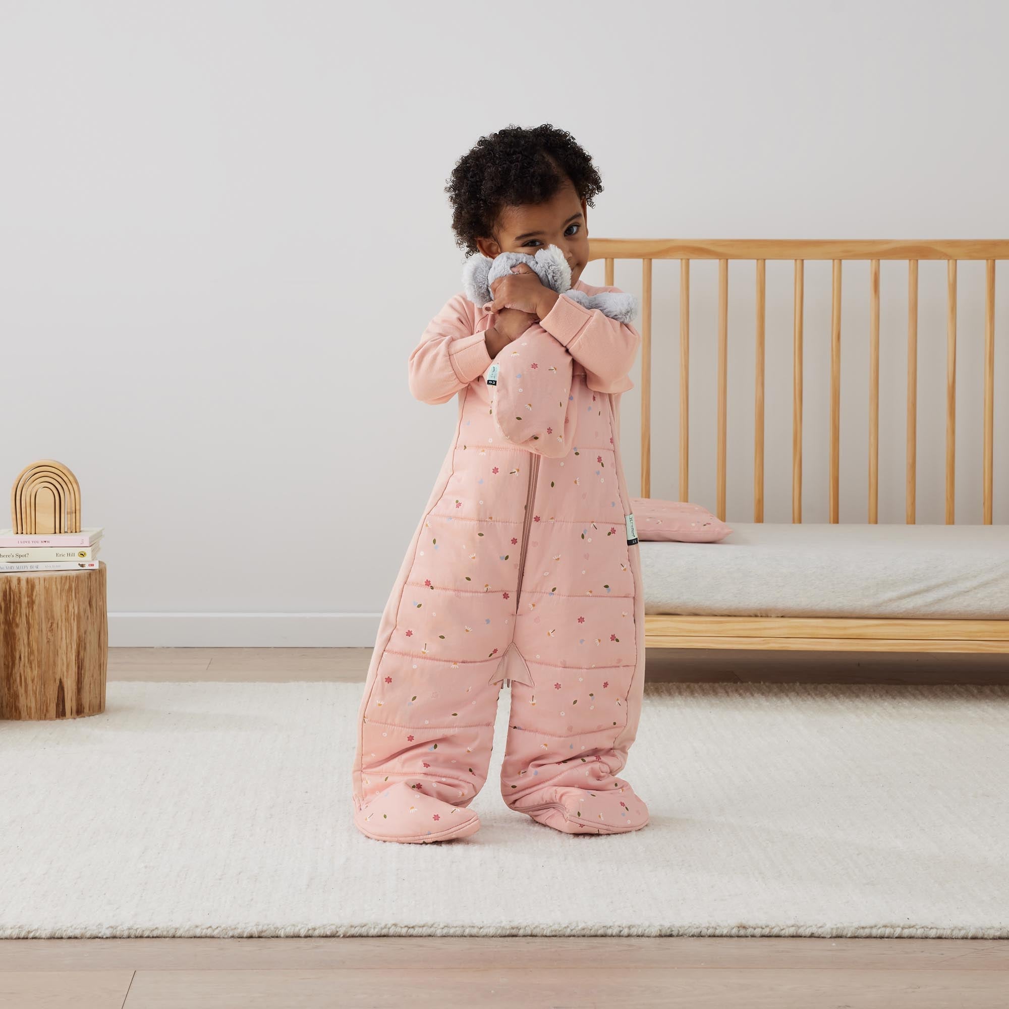 ErgoPouch 3.5 TOG Baby Sleep Sack - Organic Cotton Wearable Blanket for Newborns & Infants - Daisies Print - Perfect for Nursery, Daycare & Safe Sleep