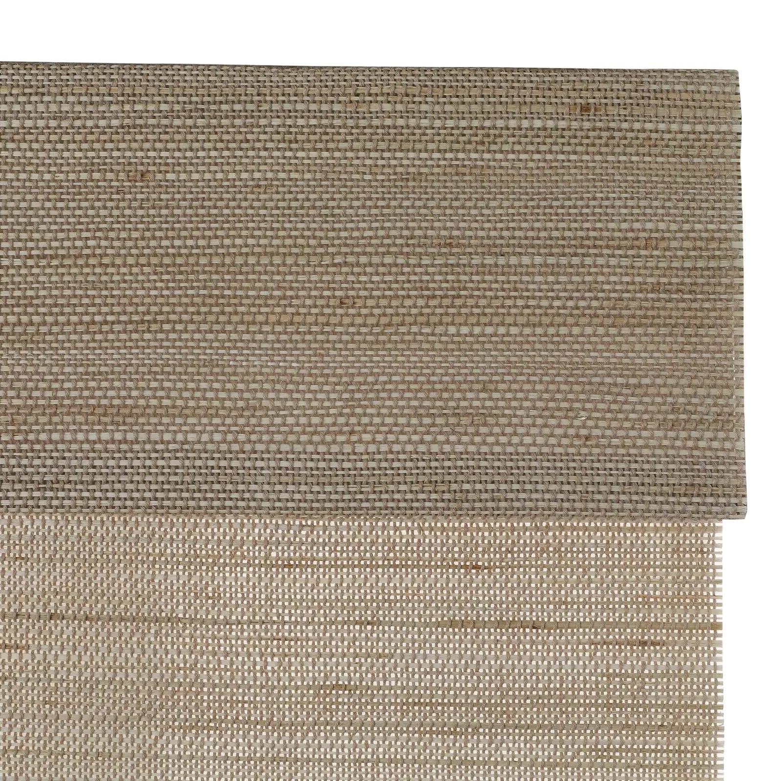 Natural Ramie Bamboo Woven Window Shade - Eco-Friendly Coconut Fiber Blinds for Living Room, Bedroom & Patio - Light Filtering & UV Protection