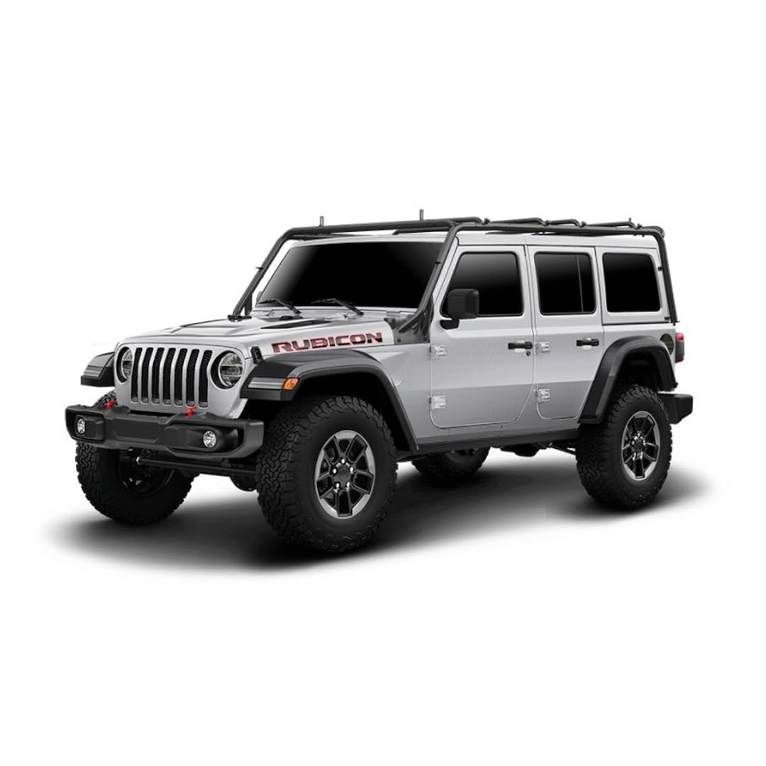 Heavy Duty Jeep Wrangler JL 4 Door Roof Rack - Aluminum Cargo Carrier for Outdoor Adventures, Camping & Road Trips