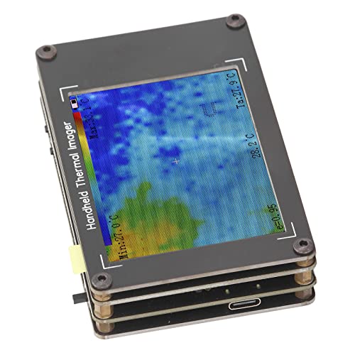 Infrared Thermal Imager Camera with 32in LCD Screen, DIY FR4 Epoxy Shell, USB Charging for Electronics Heating Detection - Perfect for Home Inspection, HVAC Maintenance & Industrial Equipment Monitoring
