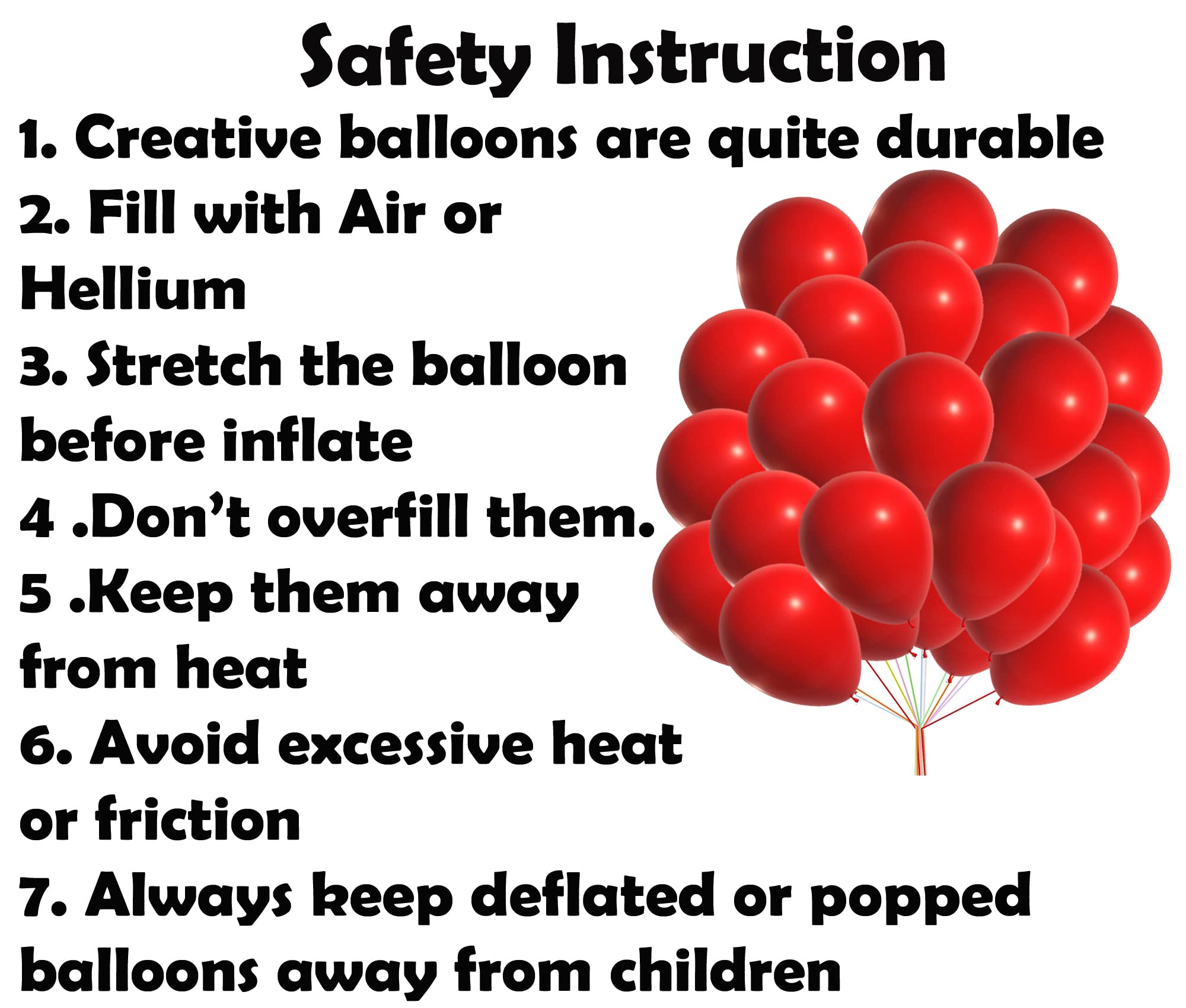 25 Pack 10 Inch Red Balloons for Party Decorations - Valentine's Day, Birthday, Wedding, Baby Shower, Graduation, Anniversary & Proposal - Perfect for Red Theme Parties & Special Events