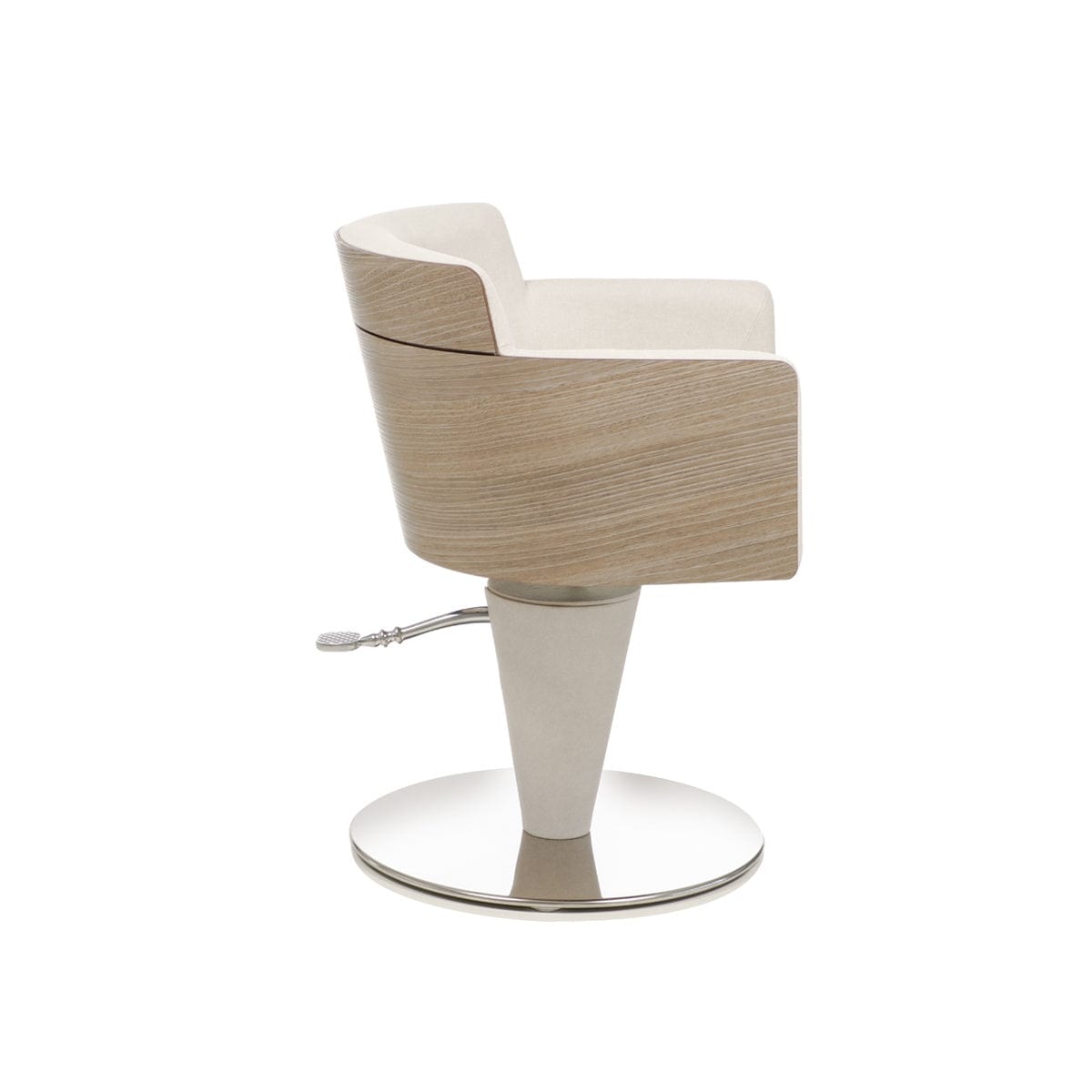 Aida Wood Styling Chair - Professional Salon Styling Chair for Hairdressers & Barbers - Perfect for Salon, Barber Shop & Home Use