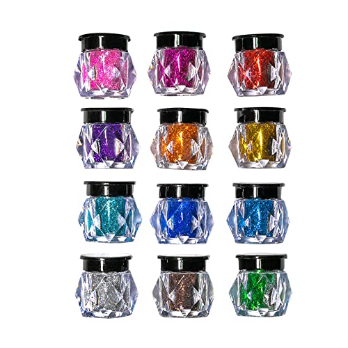Neon Loose Pearlescent Powder Pigment - Versatile Eyeshadow & Face Makeup with Strong Adhesion for Eyeliner | Perfect for Festival, Rave, and Creative Cosplay Looks