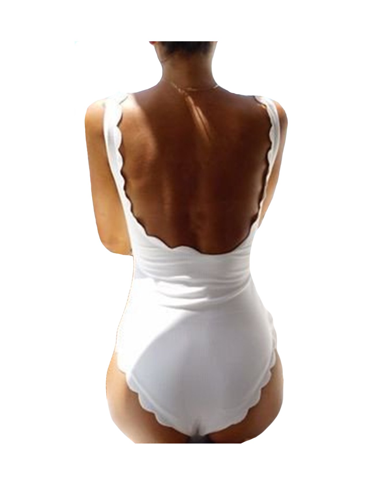 Sexy Women's Lace Backless Bikini Swimsuit - High Waisted Beachwear for Summer Vacation & Pool Party