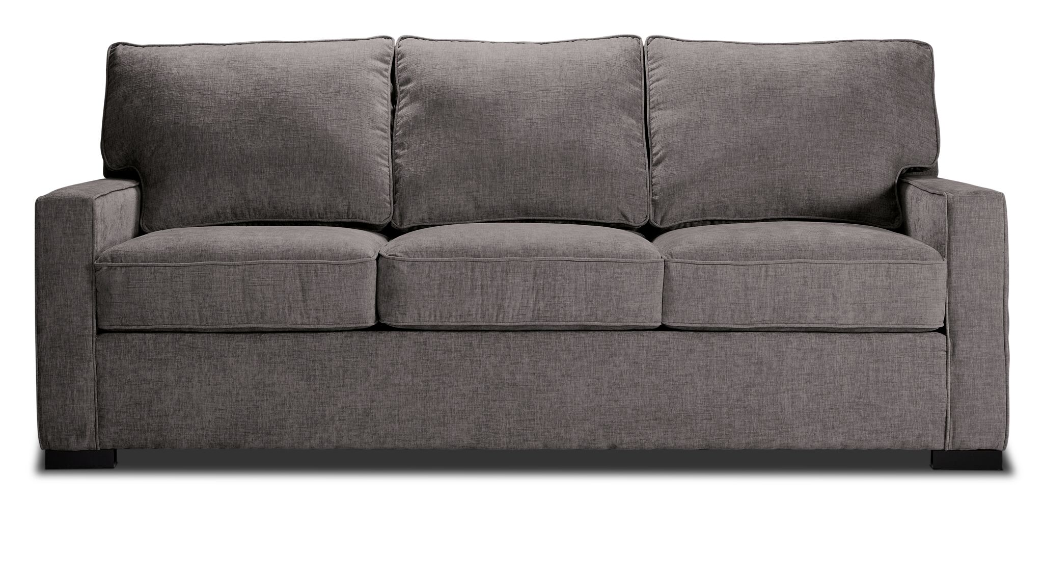 Charlotte Full Sofa Bed in Smoke Gray – Convertible Sleeper Sofa for Small Spaces, Guest Room & Apartment Living