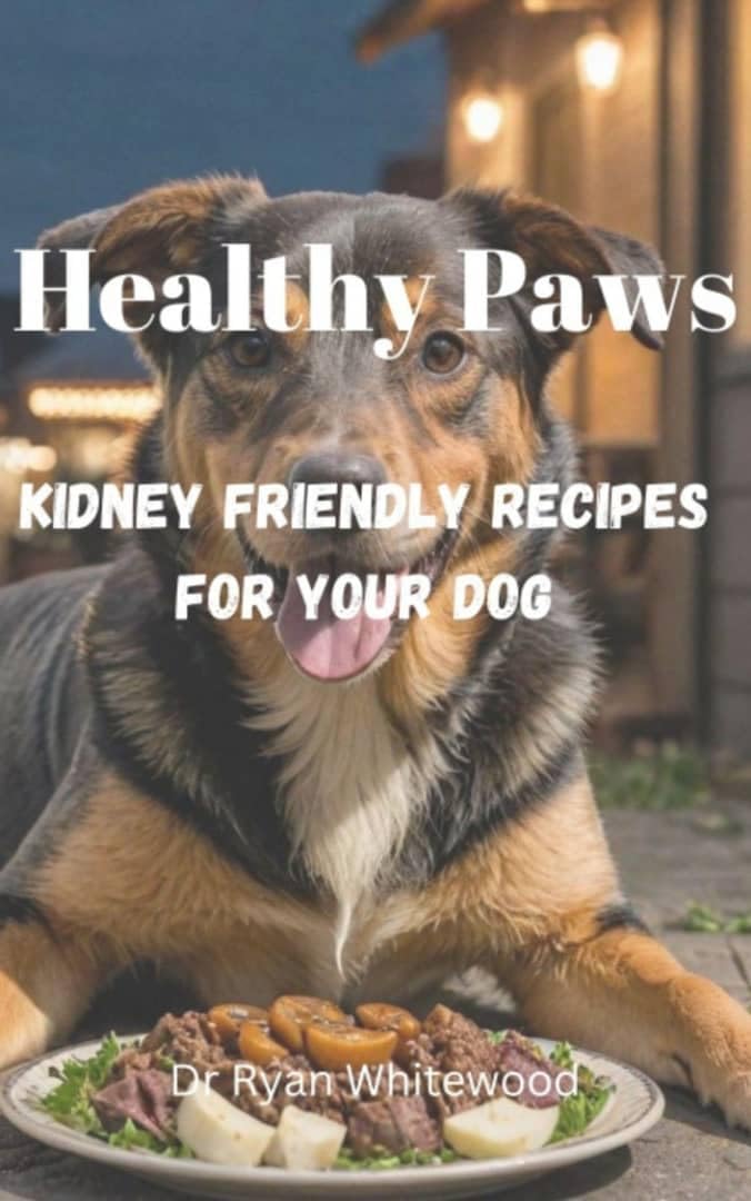 Healthy Paws Kidney-Friendly Dog Food Recipes - Low Phosphorus & Protein Meals for Dogs with Kidney Disease | Perfect for Senior Dogs & Renal Support Diets